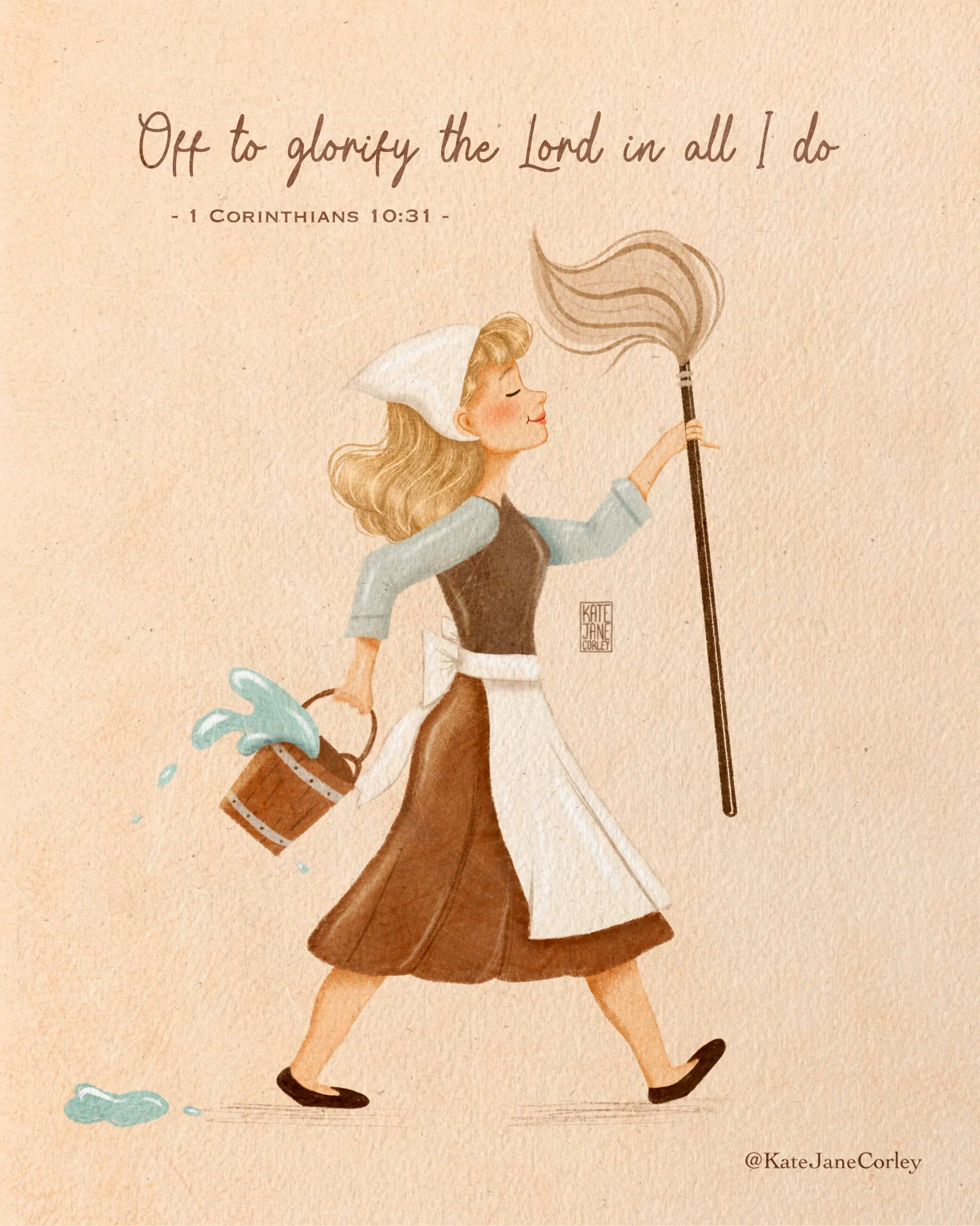 This one&rsquo;s a reminder for all the hard working stay at home Moms. Let the glory of the Lord be your motivation for doing even the most seemingly insignificant tasks. 🤗🥰☺️ &ldquo;So whether you eat or drink or whatever you do, do it all for th