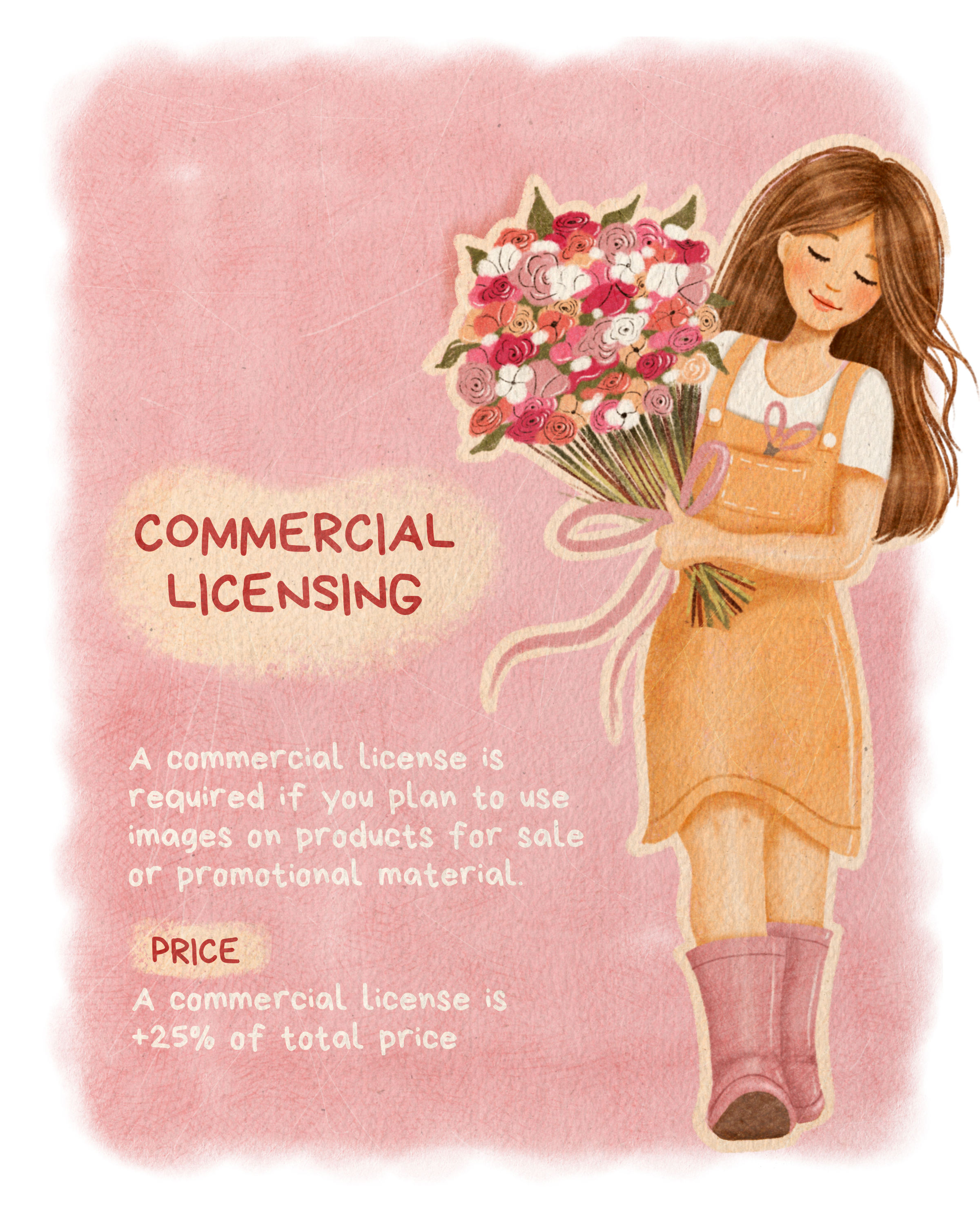 Commercial licensing info for Christian Illustrator Kate Jane Corley