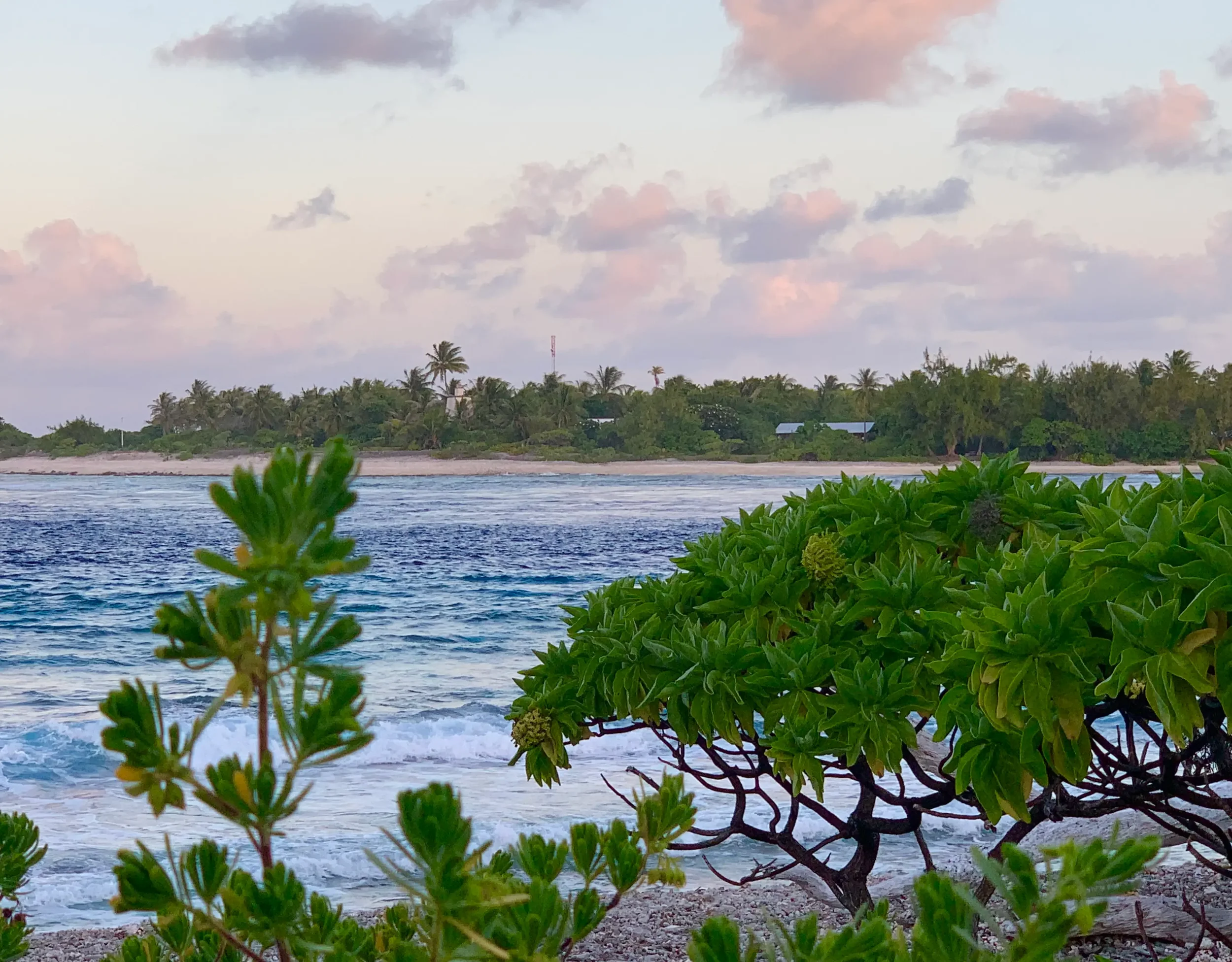Vue splendide sur la passe de Tiputa à Rangiroa