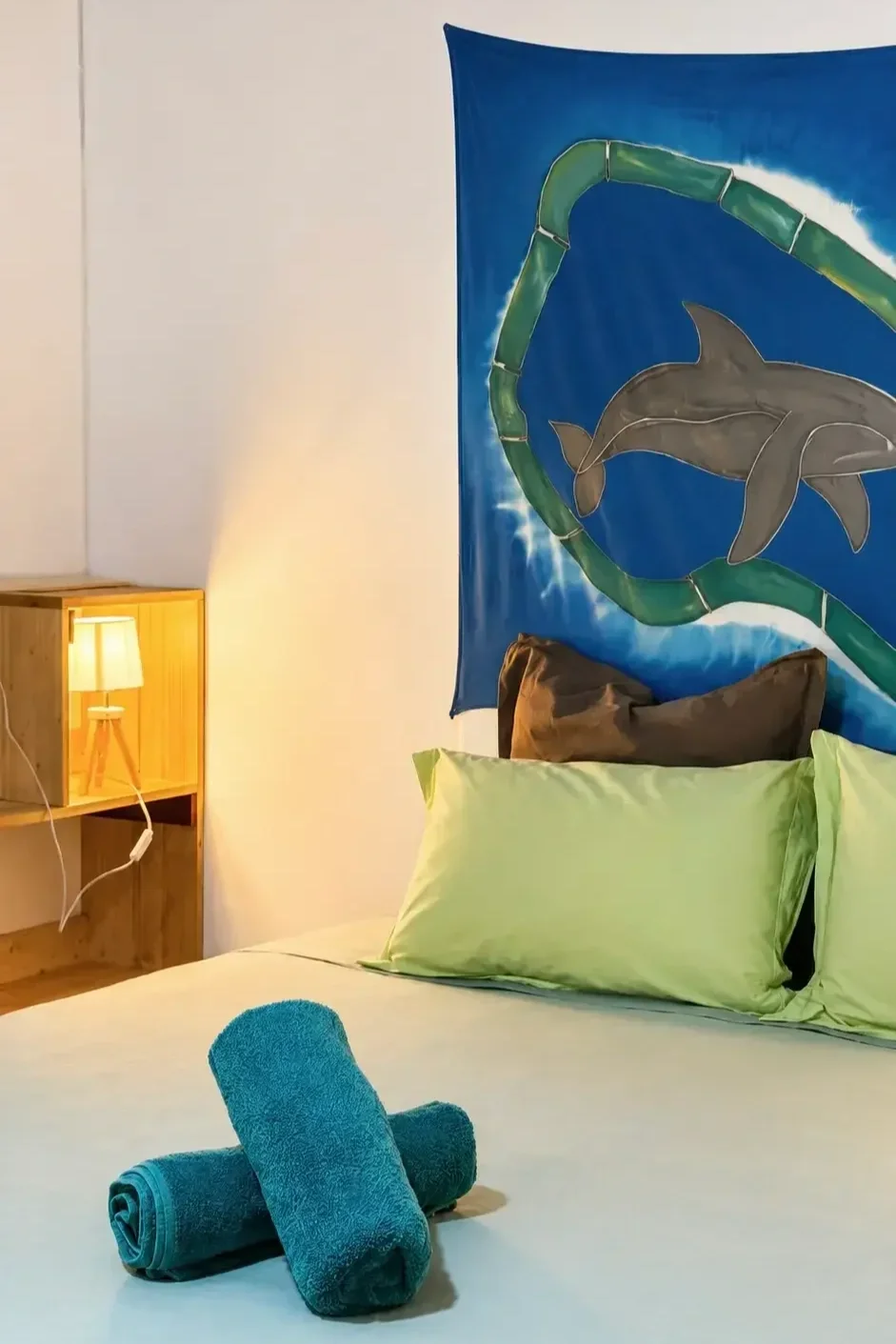 Cozy private room with air conditioning located in Rangiroa
