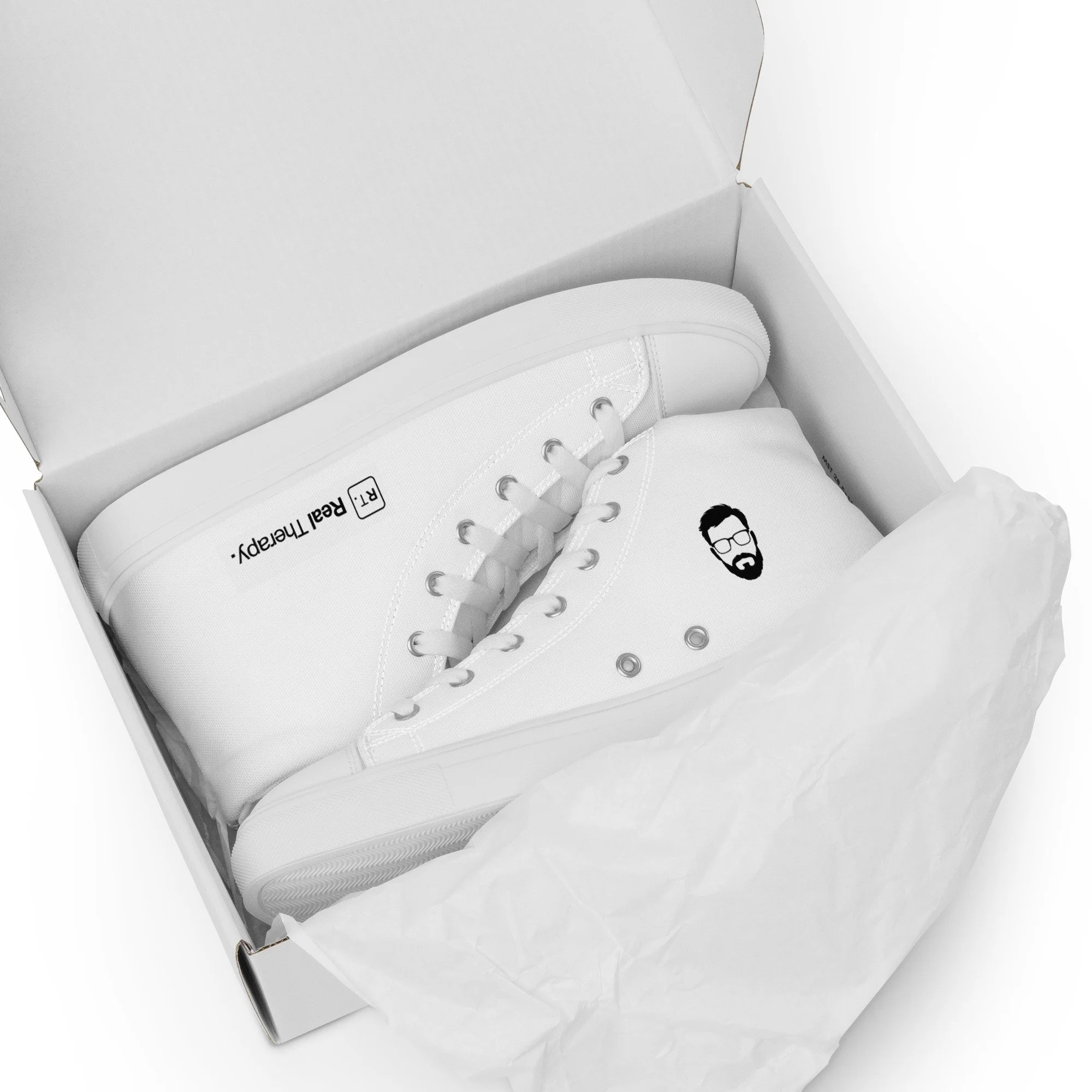 Men’s high top canvas shoes