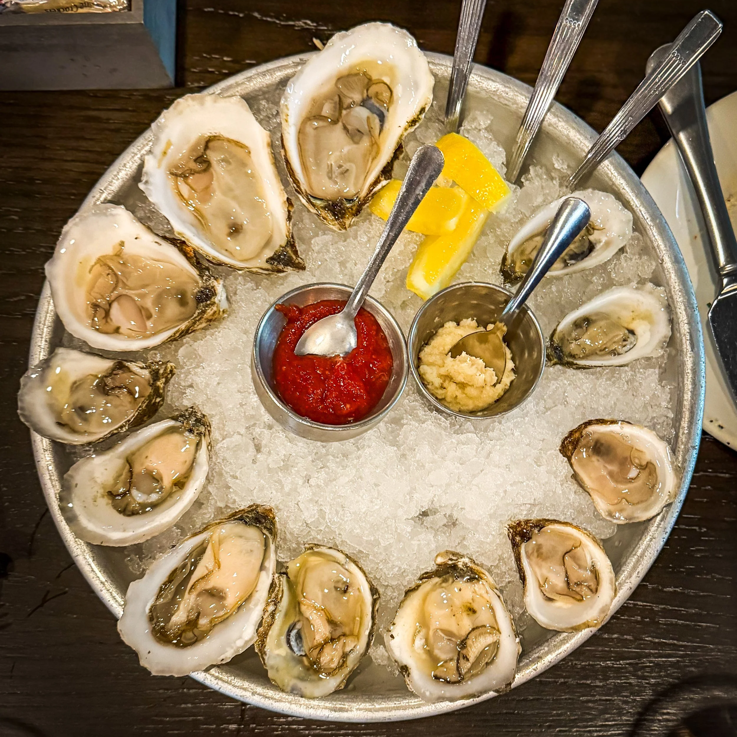 Oysters are a must!