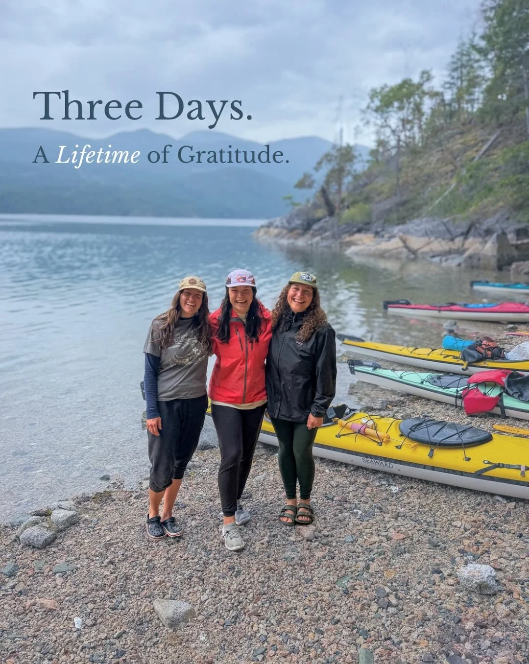 My body is tired. My spirit is full.

A dream eight years in the making finally became reality this weekend. So much gratitude for the land, ocean, community, Amanda (@amandalertzmancounselling), Lara (@lalalalara), Pedals &amp; Paddles (@pedalsandpa
