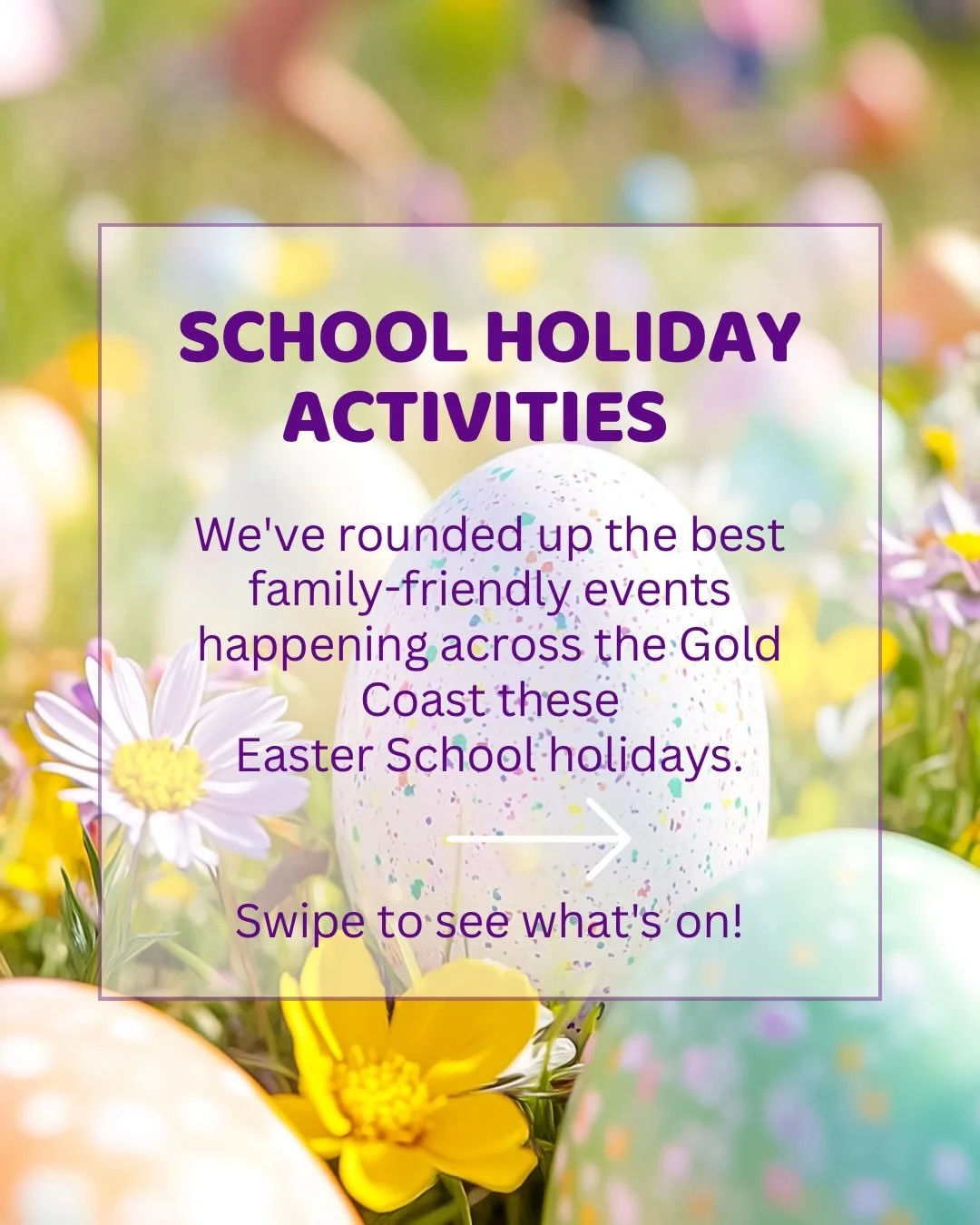 Looking for FREE family fun these school holidays? 🐰☀️
Here&rsquo;s your Gold Coast Easter round-up (in date order 👇):

&ndash; &ldquo;Hoppy Hollow&rdquo; @paradisecentre (2&ndash;7 Apr) &ndash; Easter crafts + bunny fun (free, bookings recommended