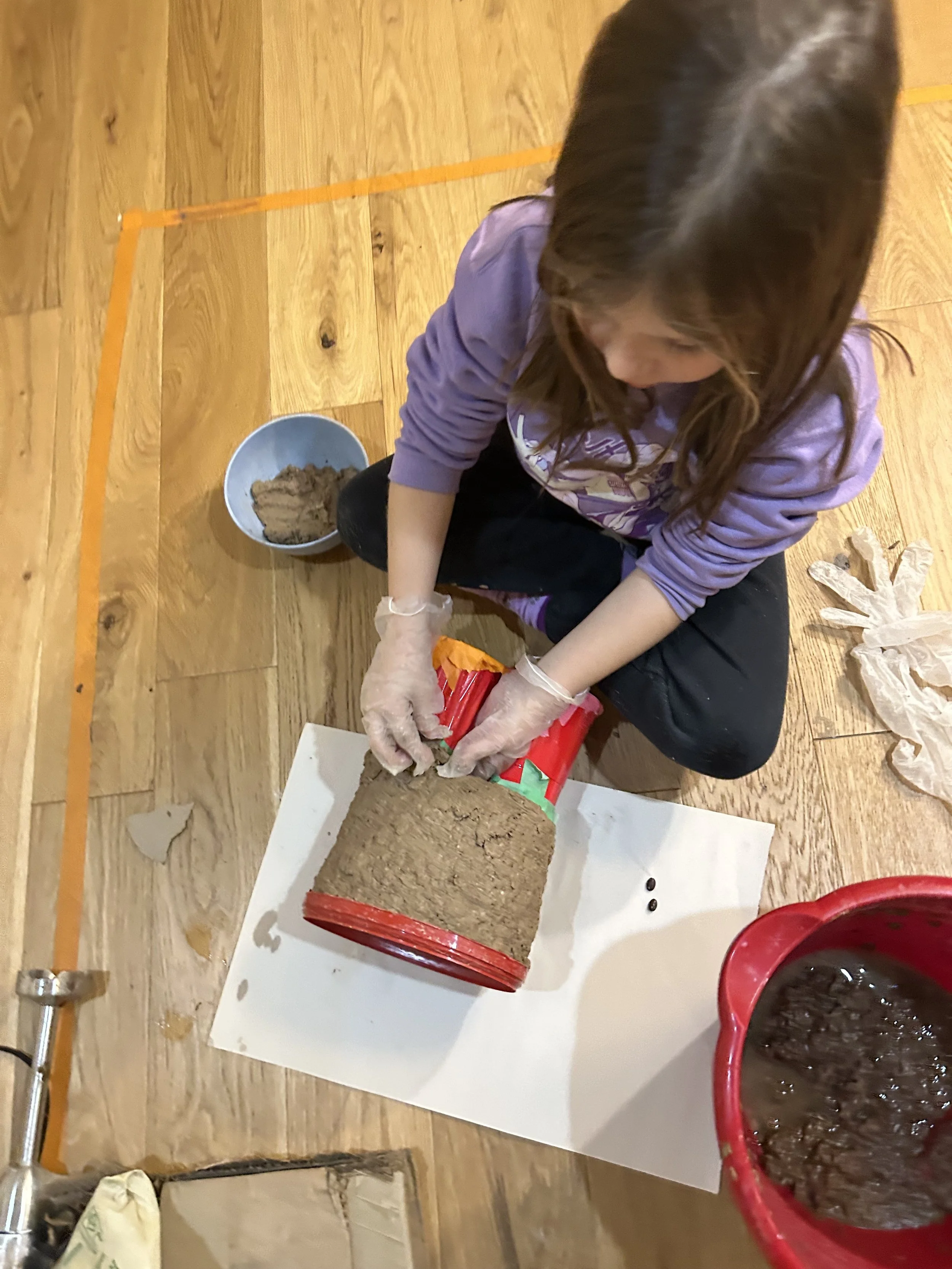 Cardboard-Clay Puppet Magic