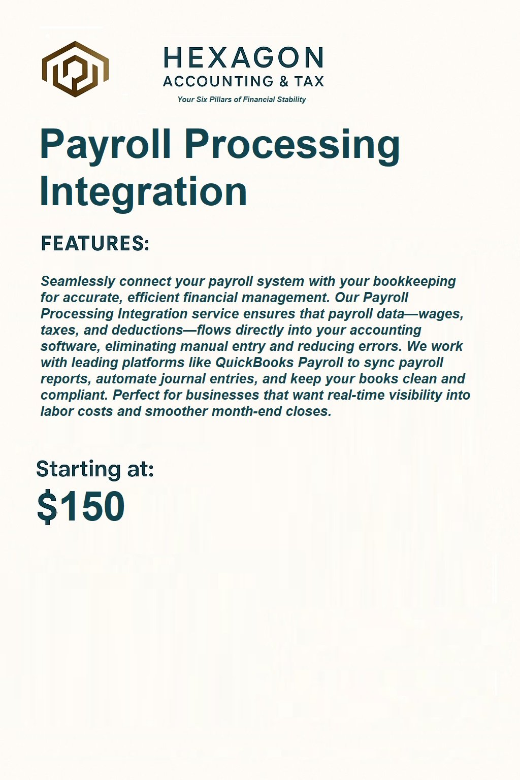 Payroll Processing Integration