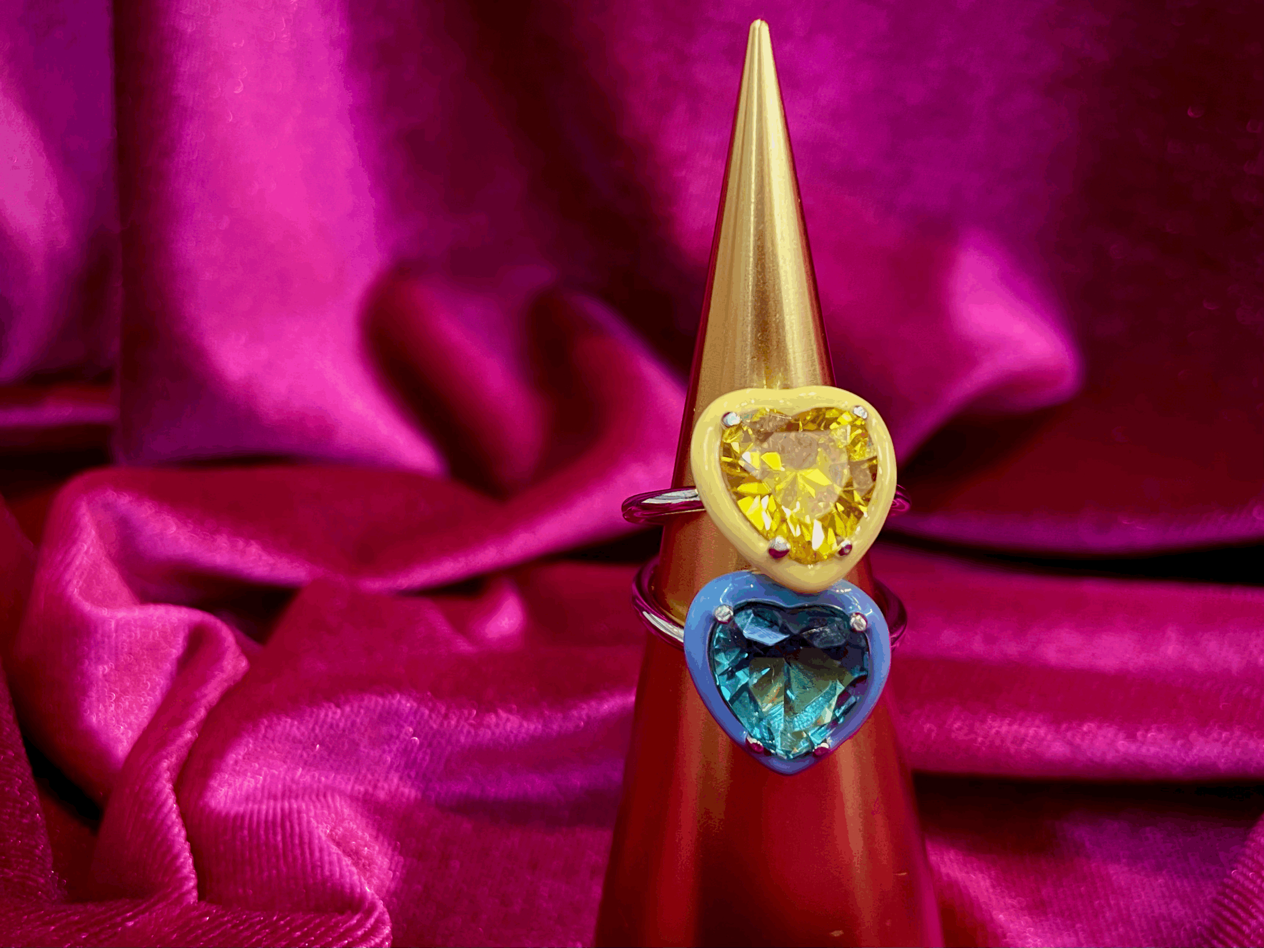 Cyclamen Heart Ring