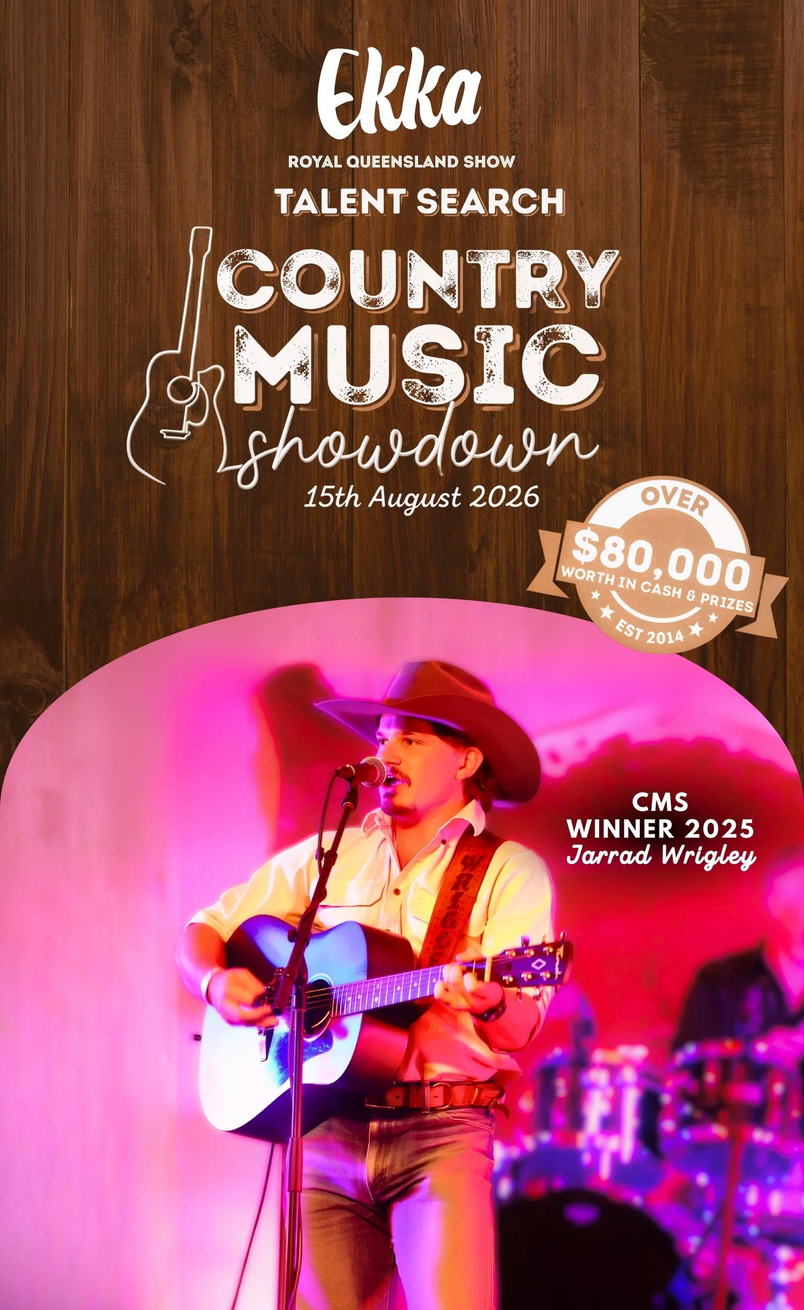 Performance Studios official partner of the Ekka Country Music Showdown, Brisbane live country music event