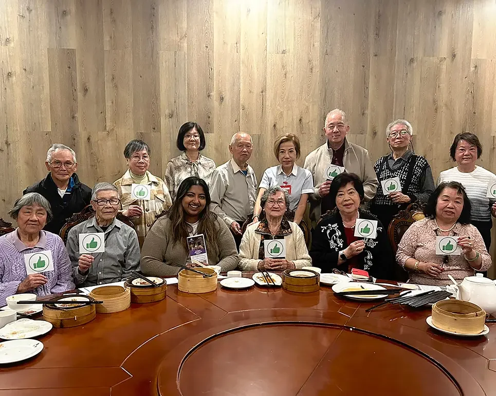 Morning tea community engagement session