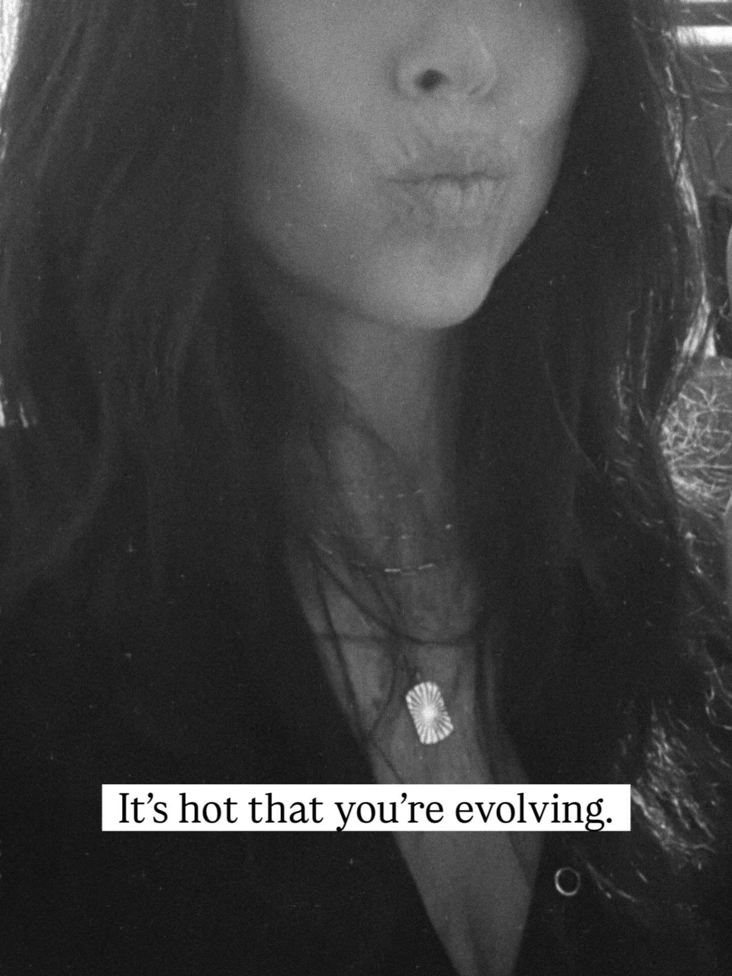 Evolving inspires me ❤️&zwj;🔥 When I do it. When you do it. 
It&rsquo;s hard at times and it&rsquo;s an initiation that can seem torturous, yet so worth it. 

When we truly evolve sometimes it takes the physical world a second to catch up. And that 