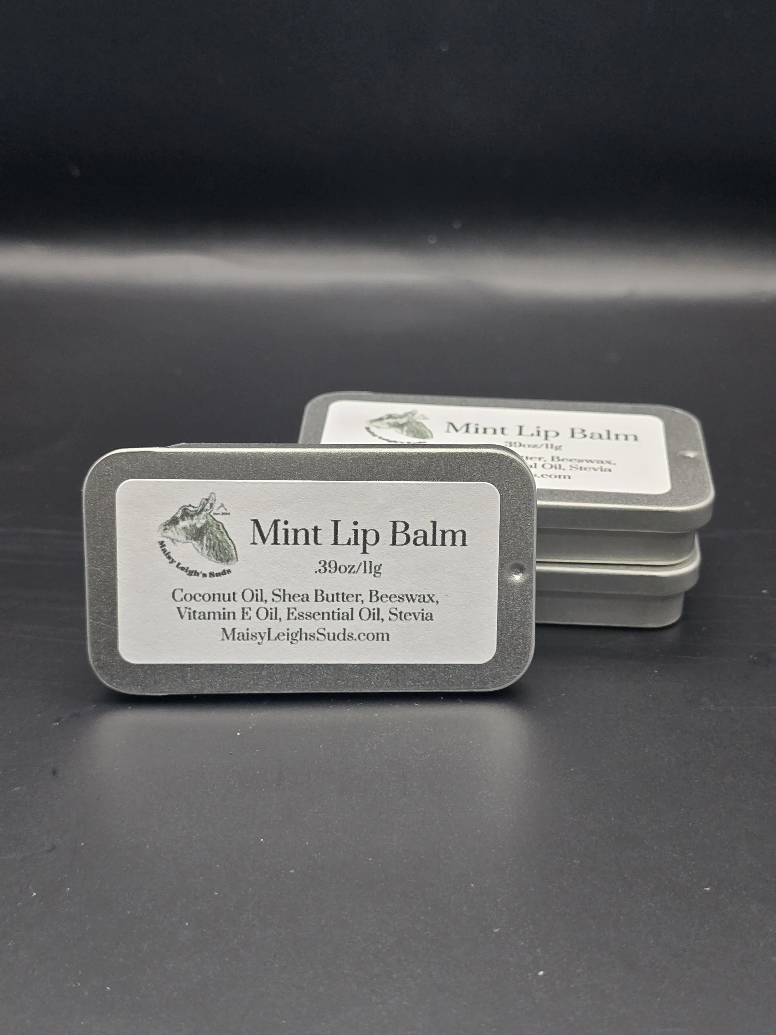 Mint Lip Balm in a tin