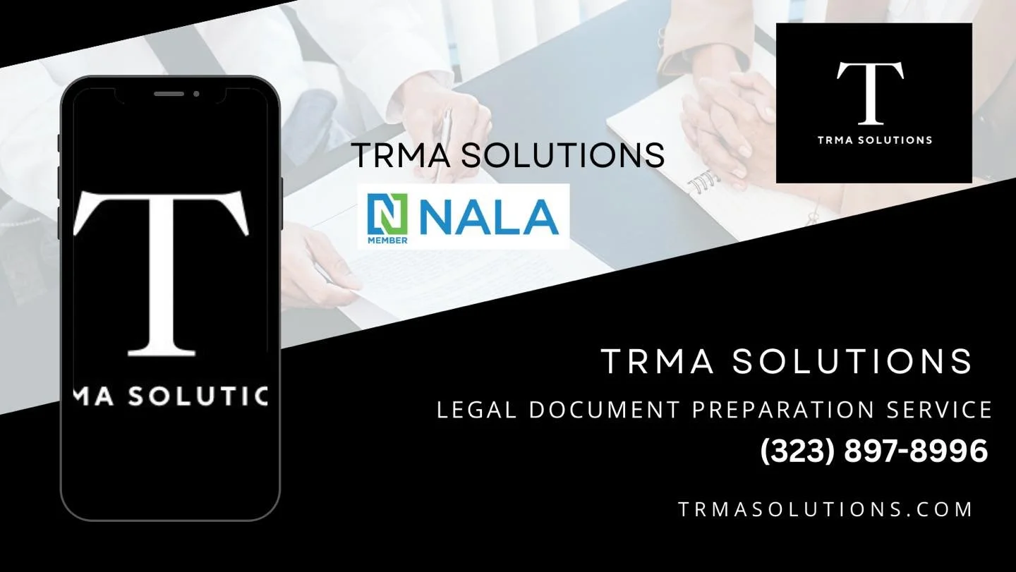 With over 10 years of diversified experience in the industry, TRMA Solutions is a proud member of NALA (National Association of Legal Assistants)

TRMA Solutions is also a member of the ABA (American Bar Association) as well as an associate of the Na