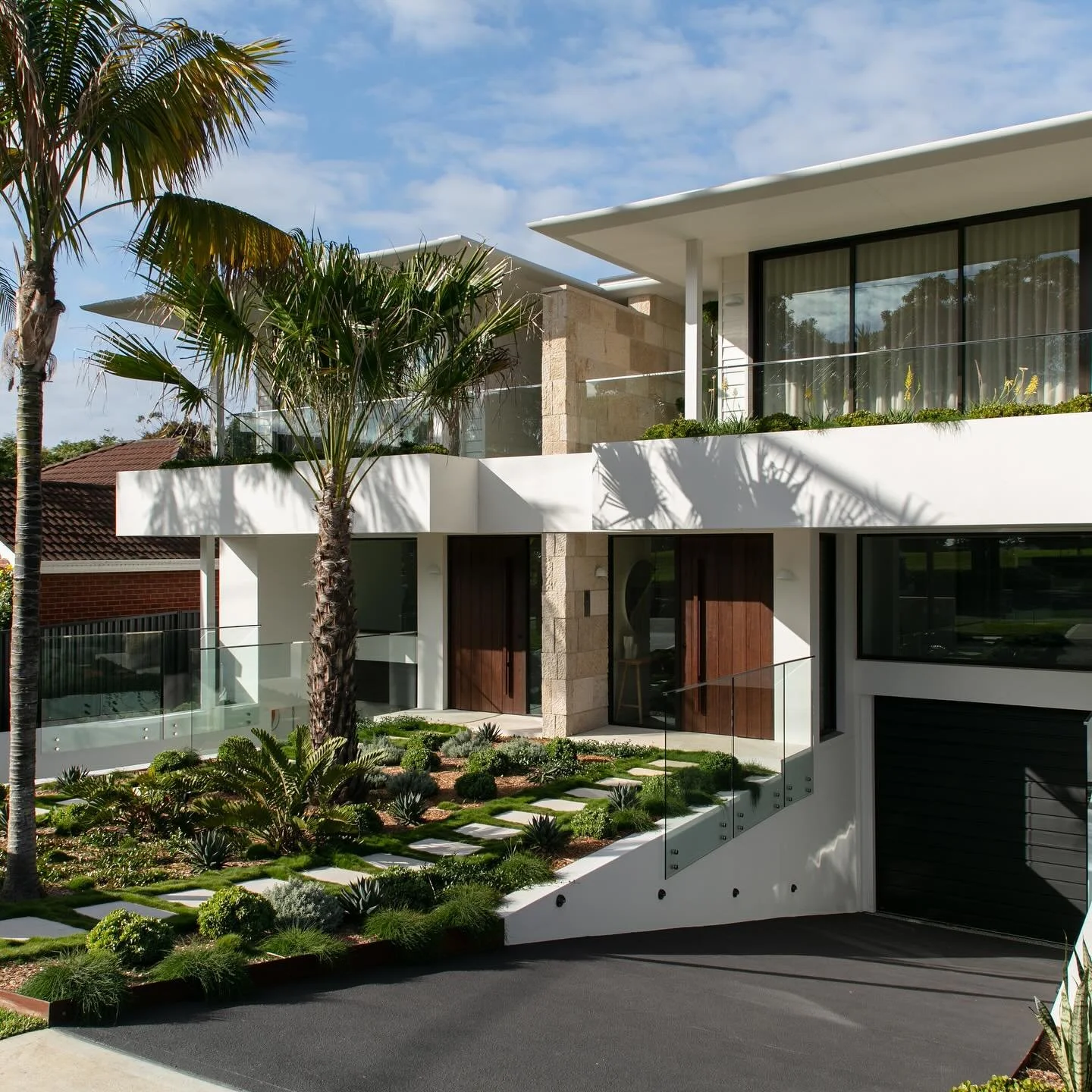 Lush gardens at Project Caronia entry 🌴 

📷 @summr.palm