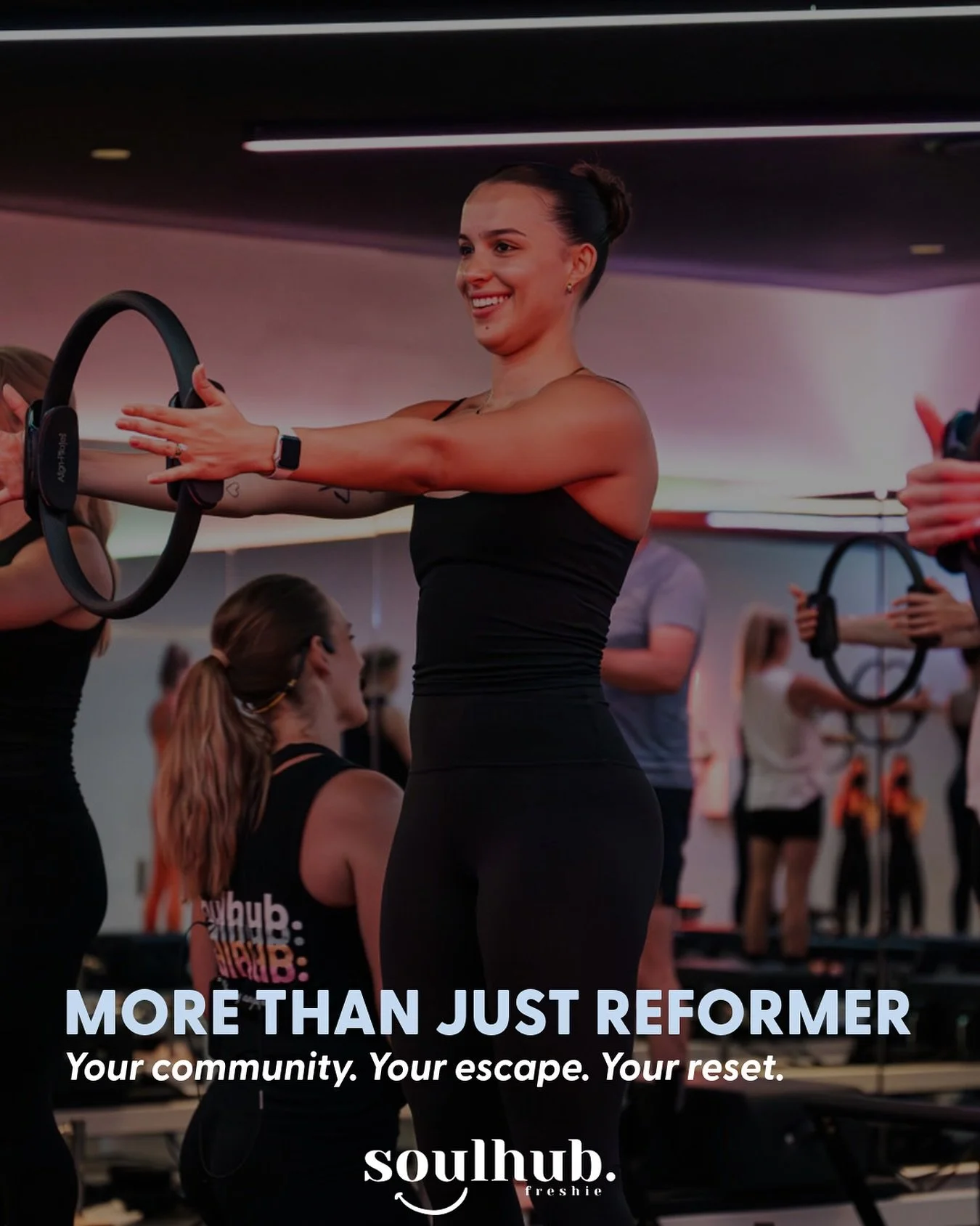 Saturday mornings hit different when you&rsquo;re surrounded by Soulmates who get it 🔥

The energy. The effort. The community.

This is what we mean when we say Soulhub is more than just reformer. This is your people. Your escape. Your reset.

Still