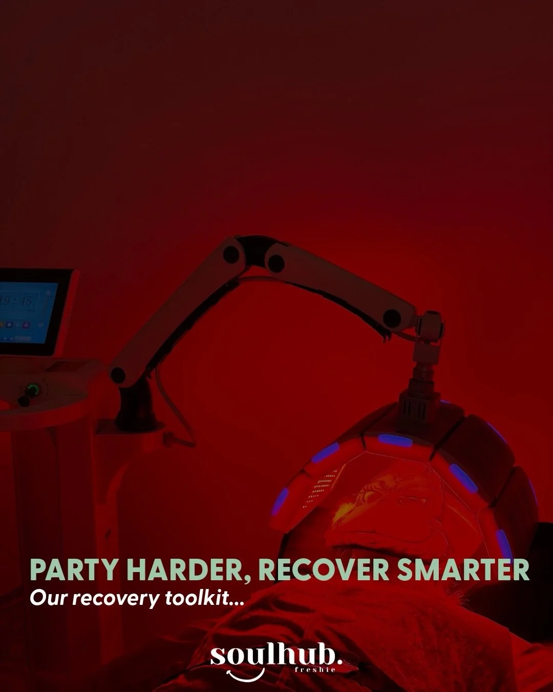 Festive season got you feeling wrecked? We&rsquo;ve got the fix 💡

Infrared sauna to sweat out the toxins + LED light therapy to bring you back to life. The combo hit that actually works.

No judgement, just results. Your body (and your liver) will 