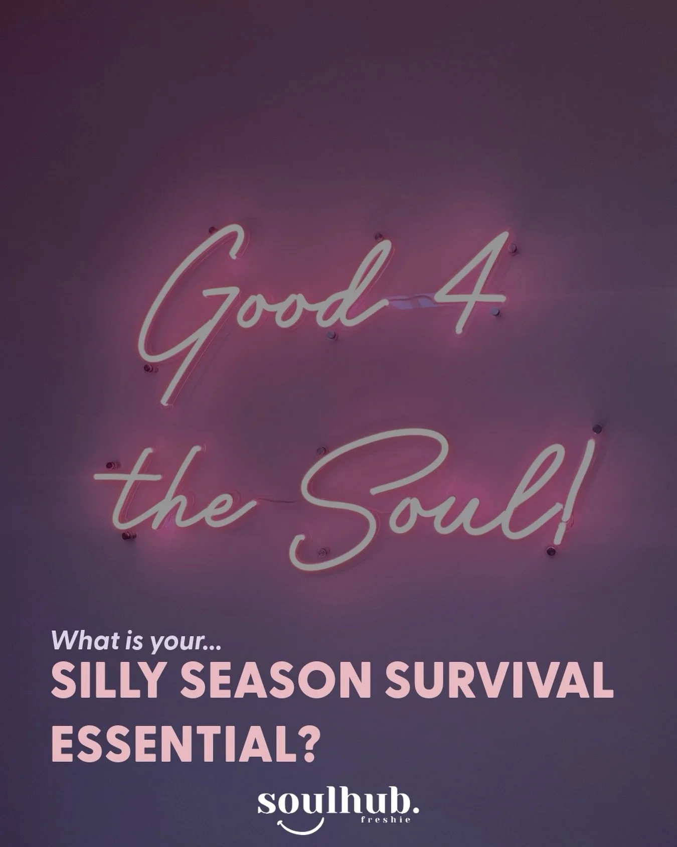 Soulmates, the silly season struggle is REAL 🎉🫠

What&rsquo;s your secret weapon for surviving the festive frenzy?

Drop it below and let&rsquo;s swap survival strategies 👇

#SoulHubFreshie #SillySeason #ChristmasChaos #NorthernBeachesFitness #wel