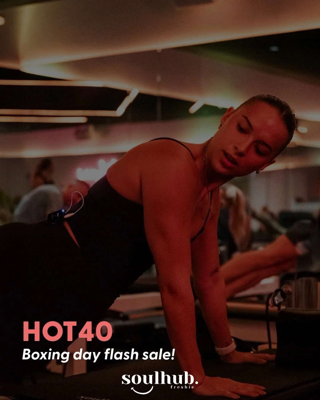 Boxing Day just got HOT 🔥

40% off Five Reformer Class Packs. That&rsquo;s $99 instead of $165. Less than $20 a class.

Use code: &lsquo;HOT40&rsquo; online or in the soulhub app 🥵

Fire into your 2026 routine while the offers still smoking! 

Ends