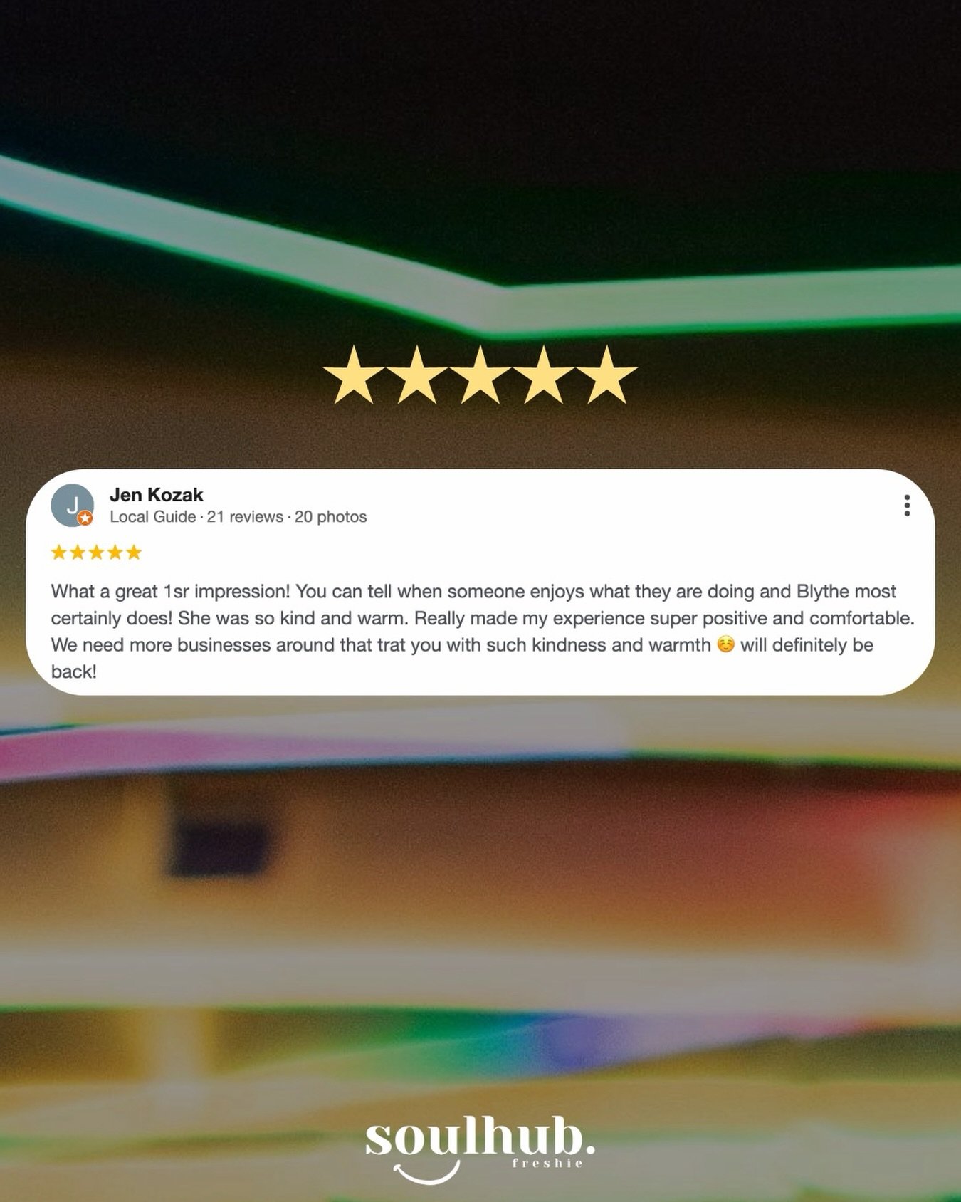 This review made our whole week ⭐️⭐️⭐️⭐️⭐️ 

At Soulhub, how you feel when you walk through our doors matters just as much as the workout. We&rsquo;re so glad you felt it, Jen!

#soulhubfreshie #northernbeaches #freshwater #reformerpilates #wellbeing