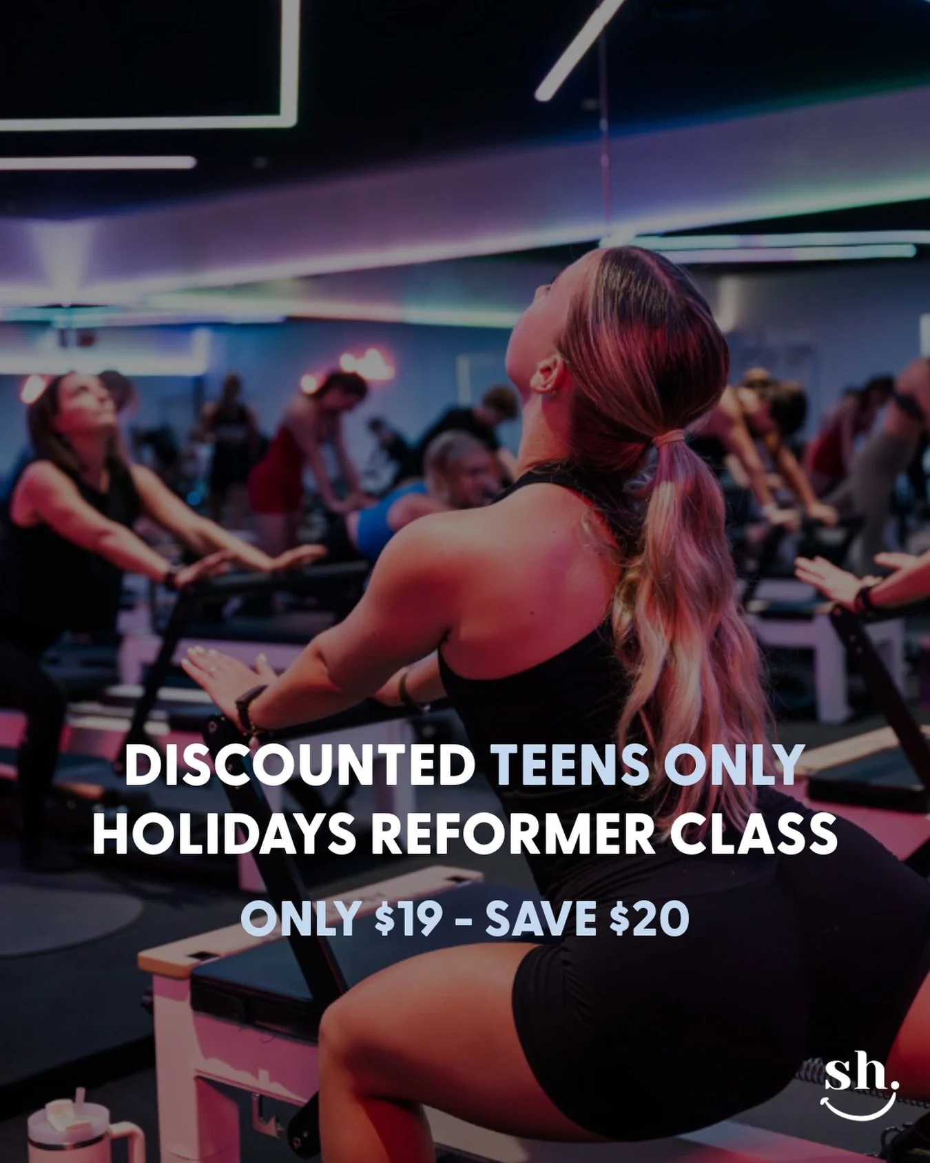 Bored this school holidays? Same 😴

Grab your friends and come and try something actually fun - a teens only DISCOUNTED reformer pilates class that&rsquo;ll have you sweating, laughing and coming back for more 🤩

Wed 15th April, 1pm with Tasma. Onl