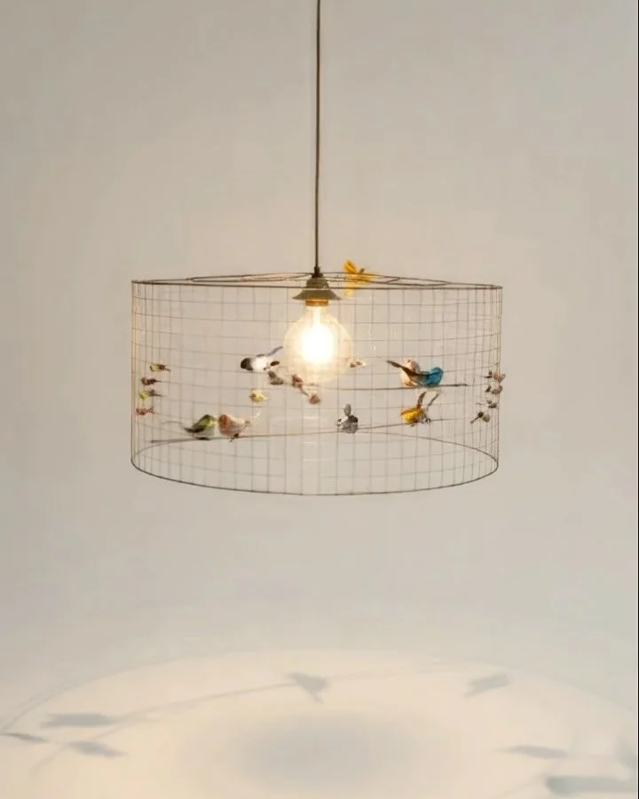 Little wings, big glow.

Vintage Merci Bird Lamp from France with hand-set birds that casts playful shadows. Available as a table lamp and a hanging wall lamp.

Shop now at Tiger &amp; Lotus
317 Joo Chiat Road, 427568 Singapore

#TigerAndLotus #JooCh