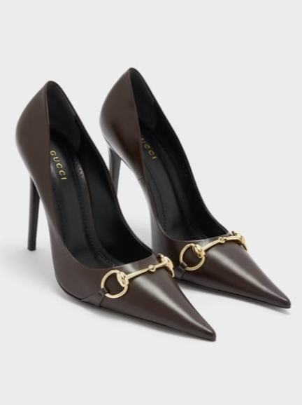 Brown pumps shoes example