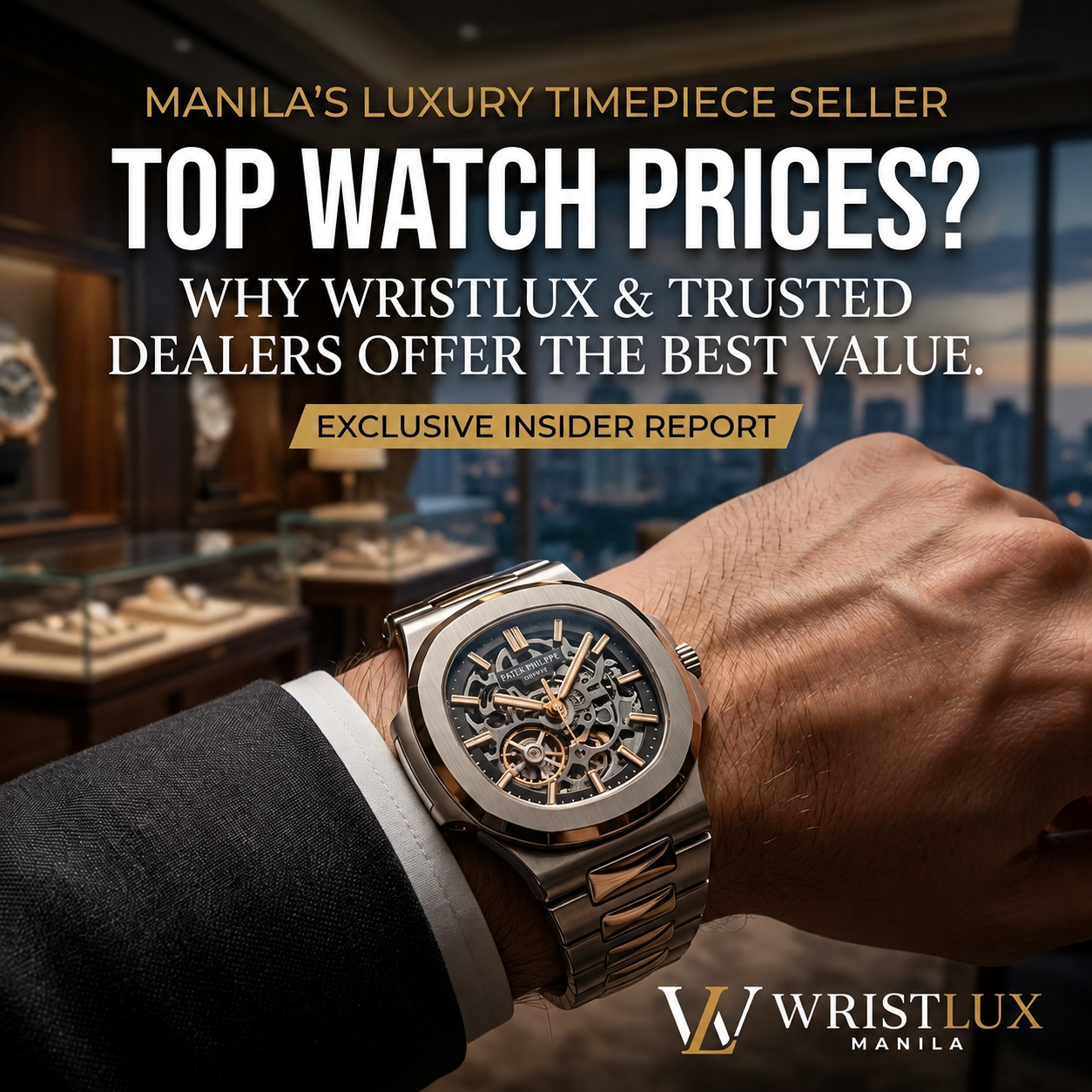 Top Luxury Watch Seller in Manila: Why Trusted Dealers Like Wristlux Offer the Best Watch Prices