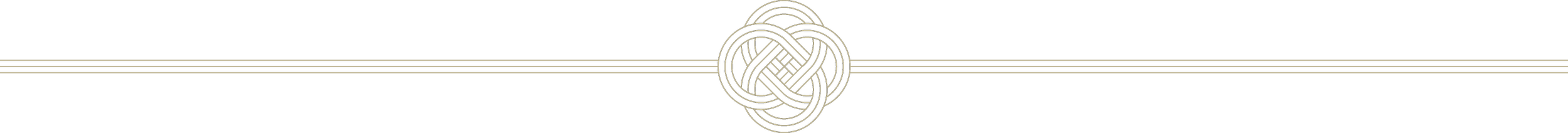 A traditional Japanese Mizuhiki knot, symbolizing the art of gift-giving and connection at Zōtō, an elevated izakaya in Sarasota.