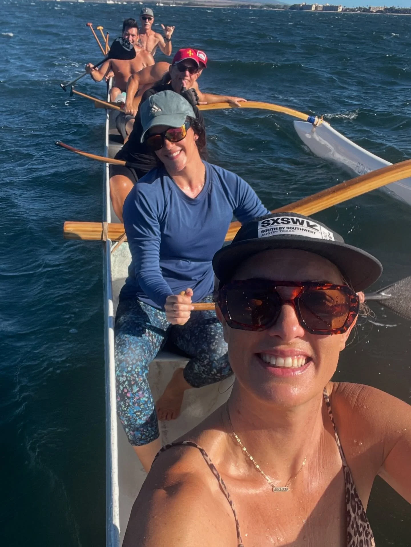 A little wind never stops us! What a great paddle with this crew today 🙌🏼 

Join us every day at 7 AM at Kalepolepo Pond in Kihei! Be sure to visit our website for more information🤙🏼

#mauinokaoi #outriggercanoe #mauihawaii