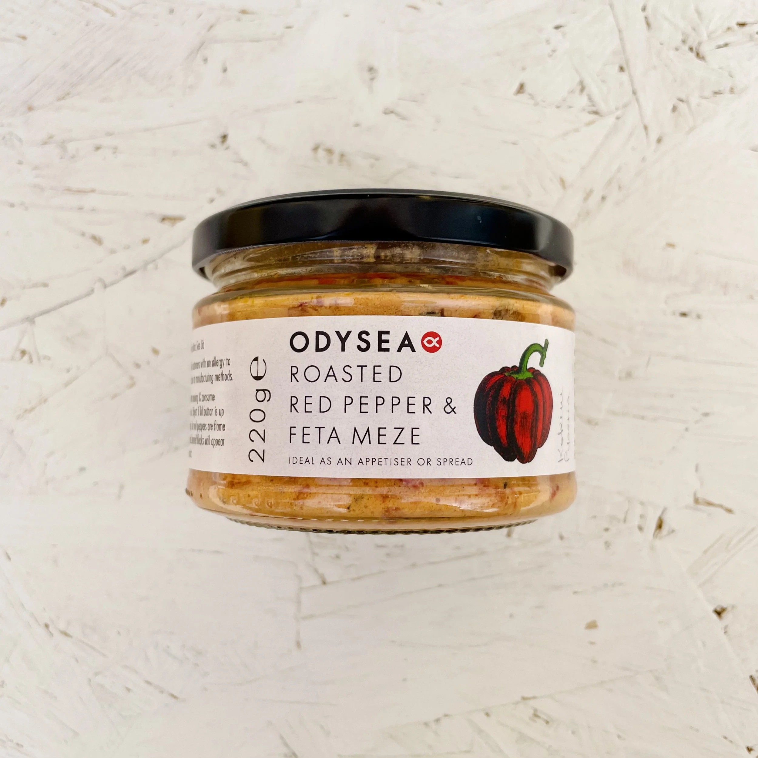Odysea - roasted red pepper & feta meze