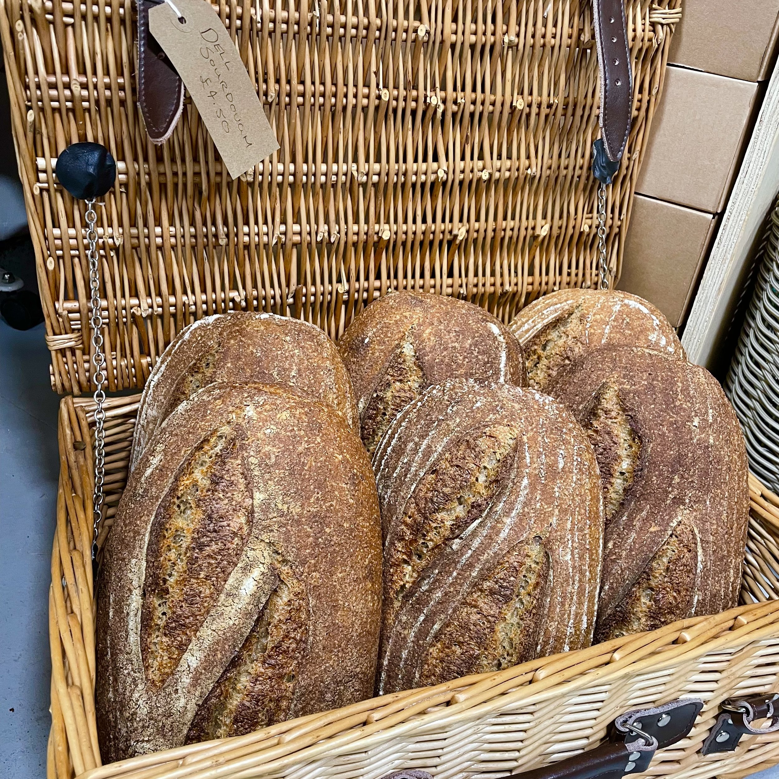 K.J.'s - country white sourdough bread (frozen)