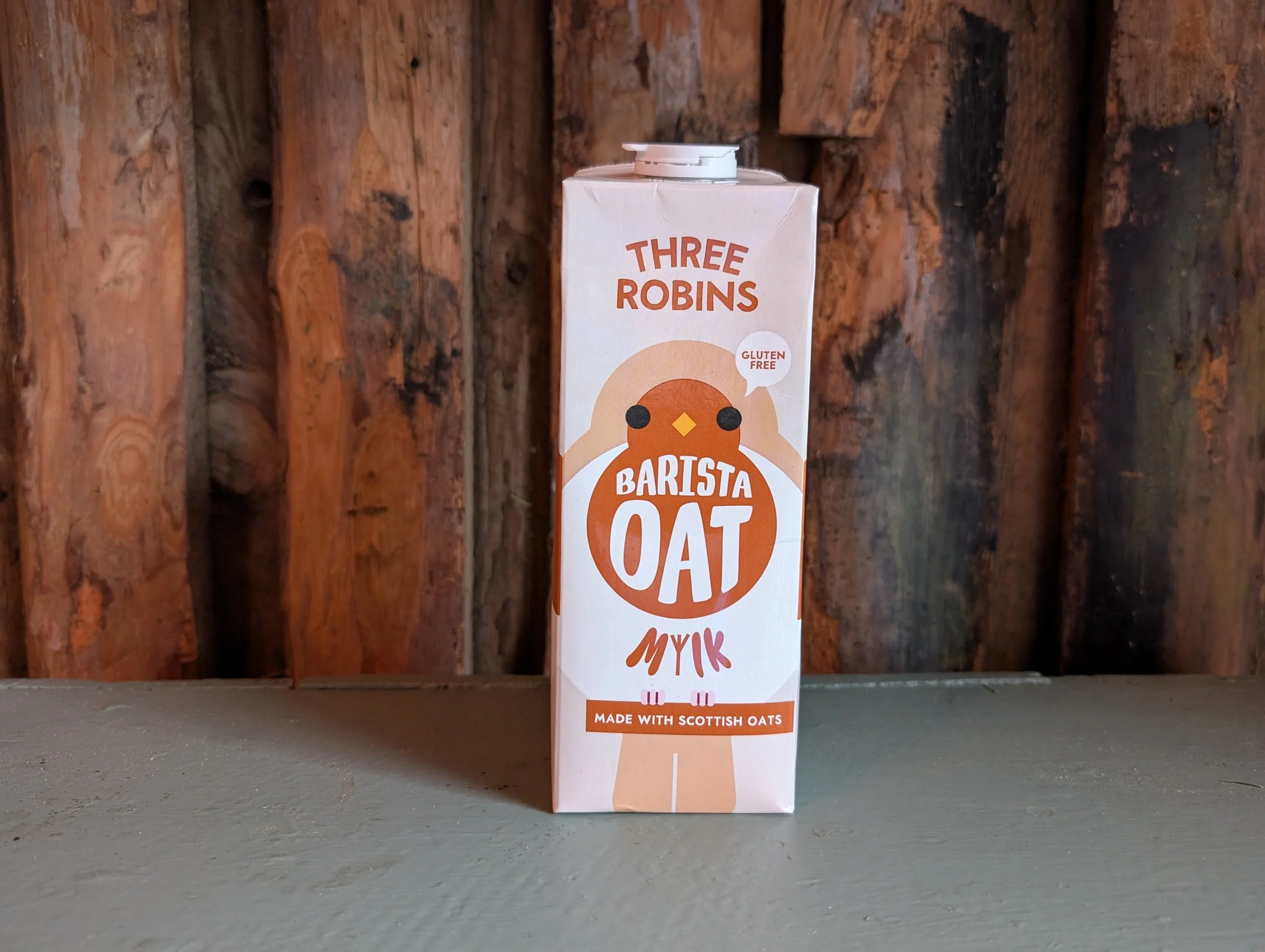 Three Robins barista oat milk