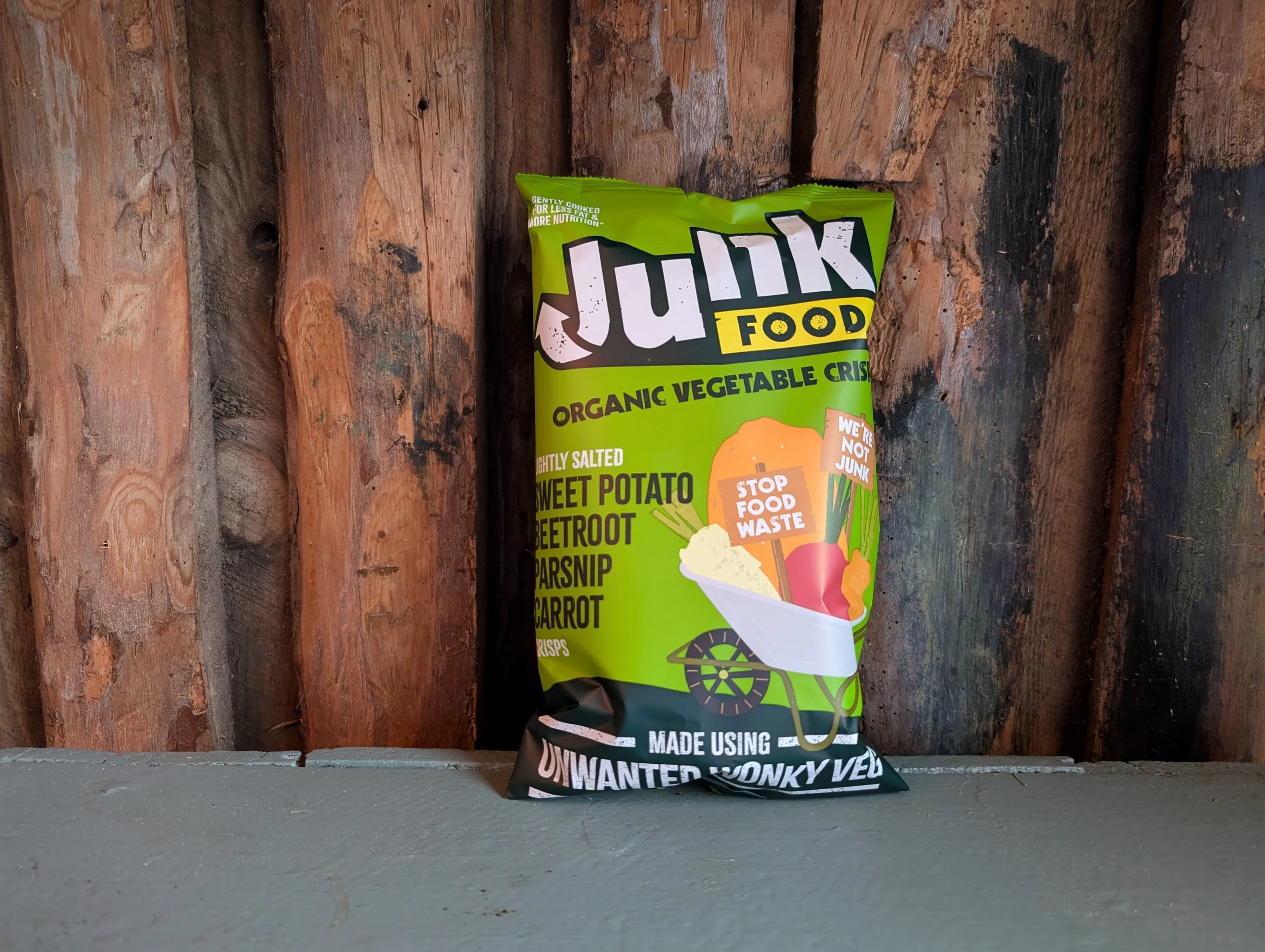 Junk vegetable crisps