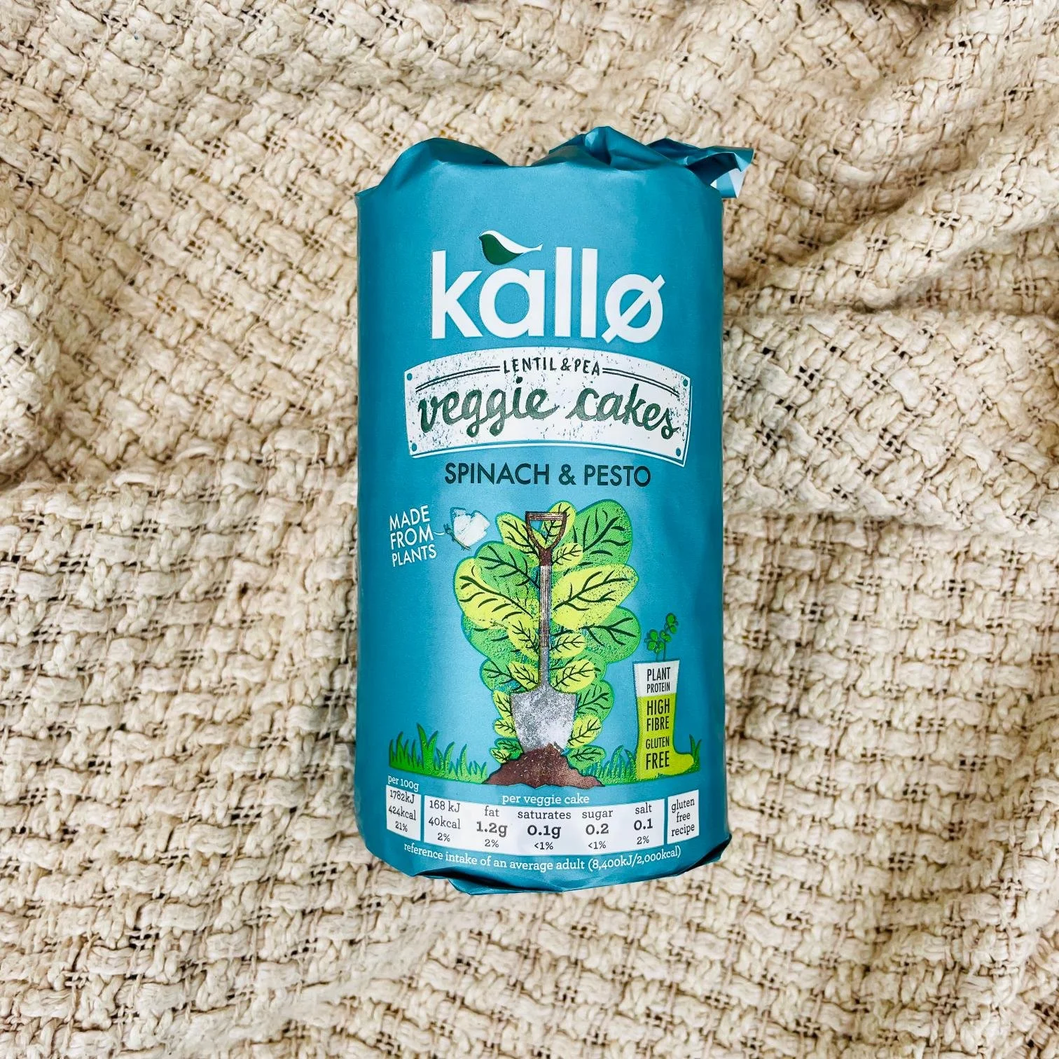 Kallo - spinach & pesto veg cakes