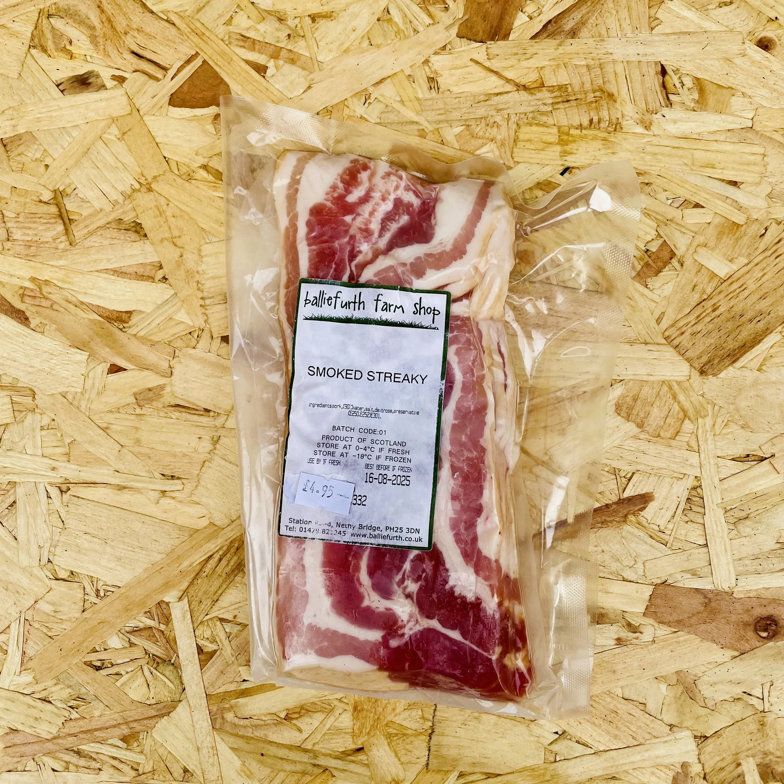 Balliefurth - smoked streaky bacon