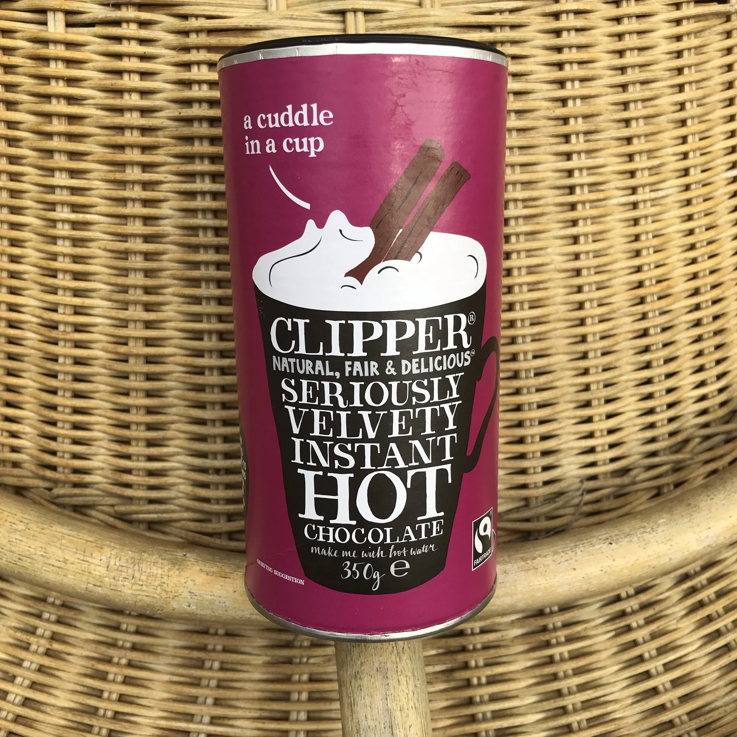 Clipper - seriously velvety hot chocolate