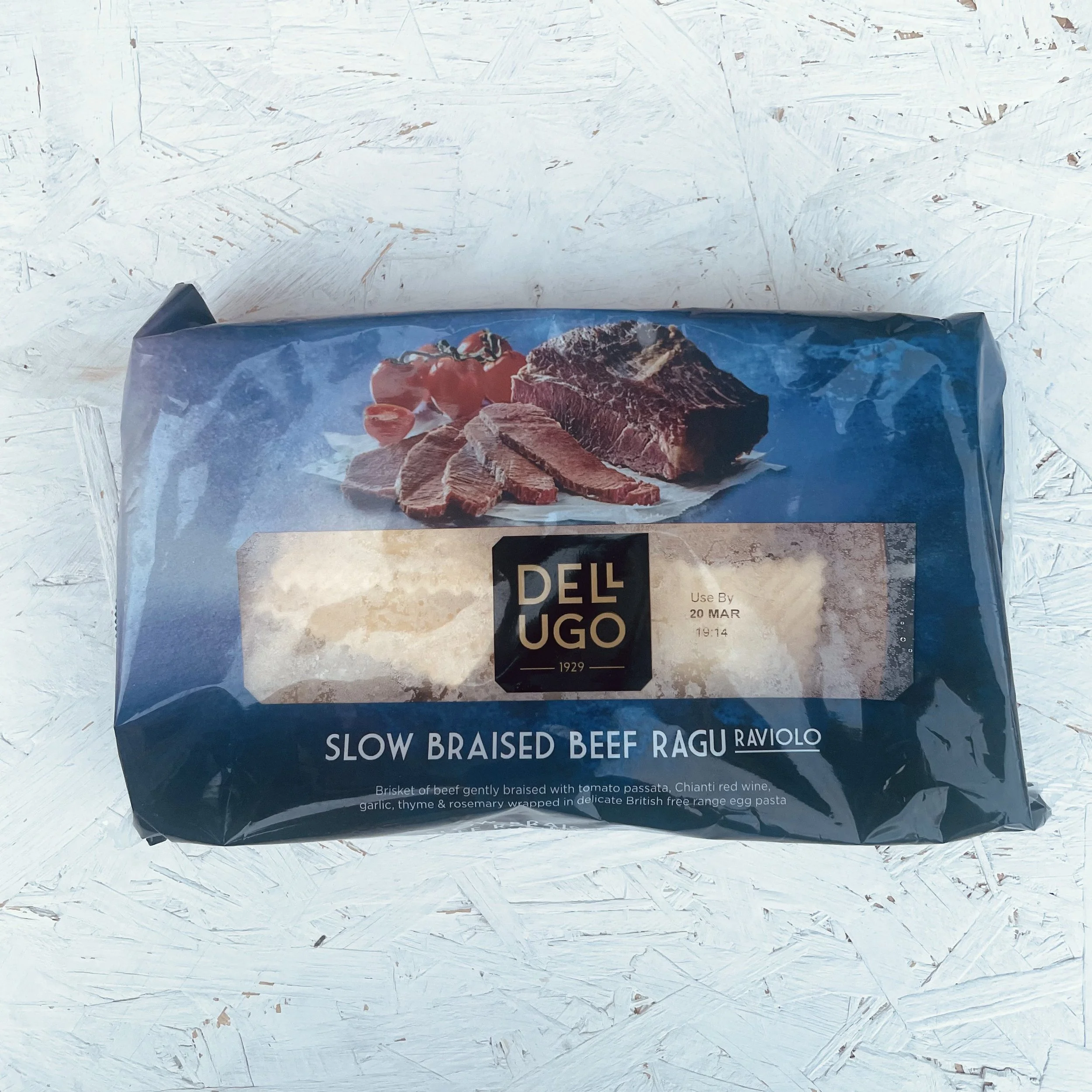 Dell Ugo - slow braised beef ragu ravioli