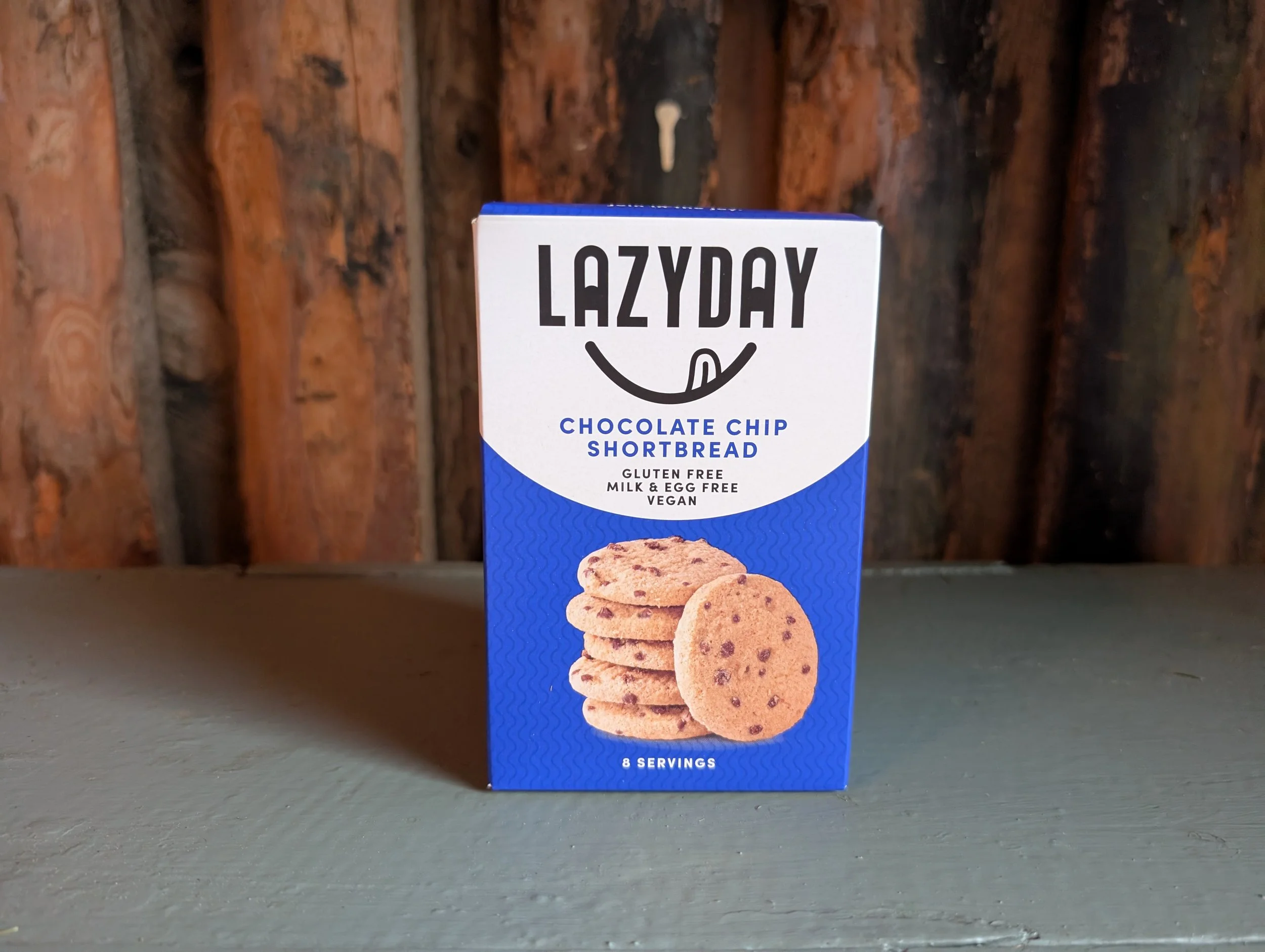 Lazy Day choc chip shortbread gf