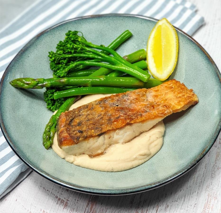 Barramundi with Mash and Broccolini