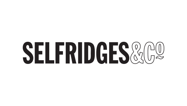 Logo for Selfridges & Co with black text.