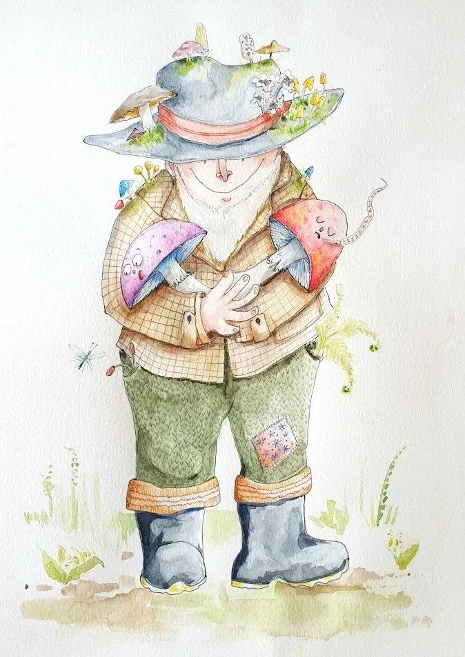 Mr Philpot's Mushroom #theimaginedbookcover