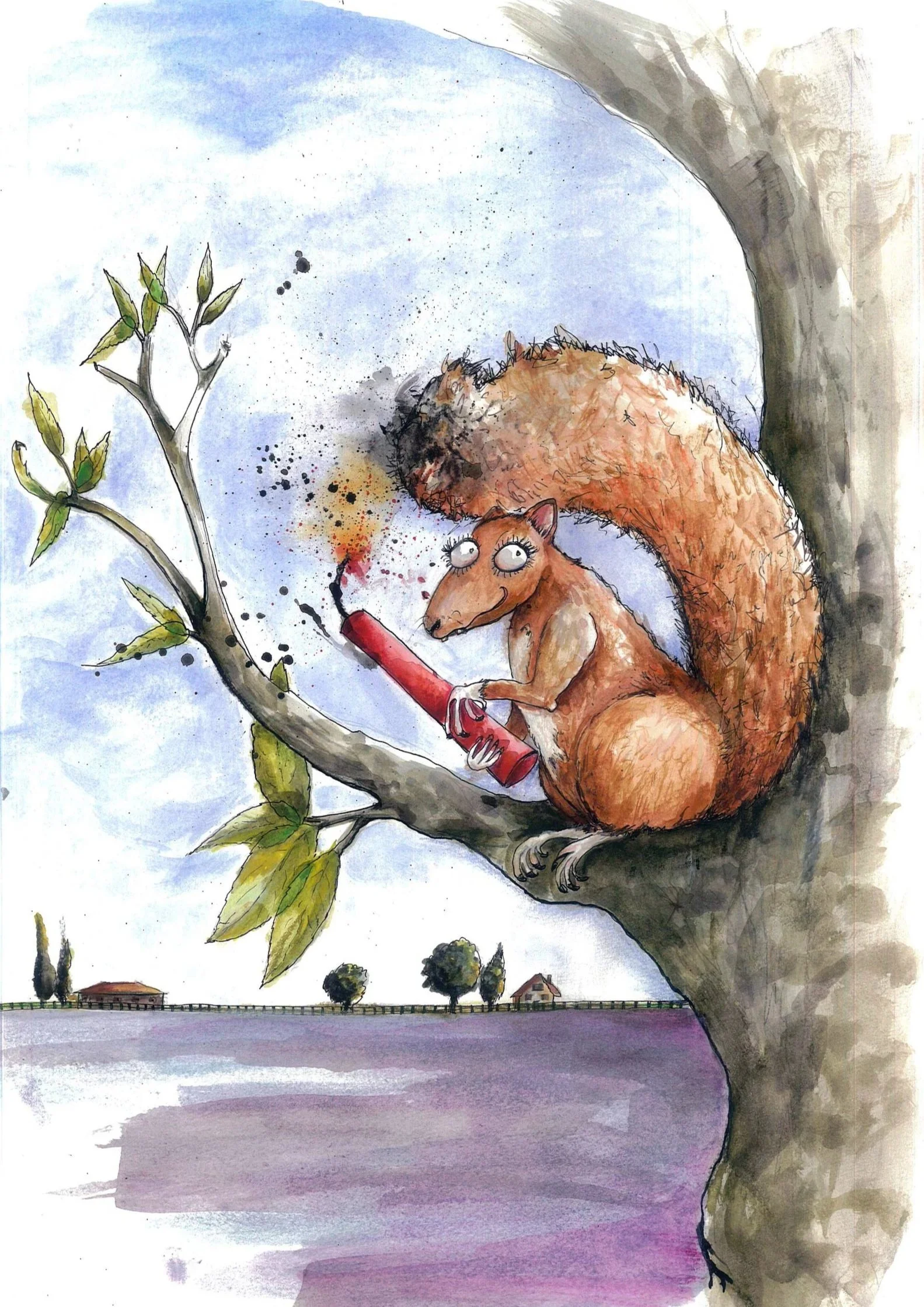 This May Not Pan Out The Way Squirrel Hopes