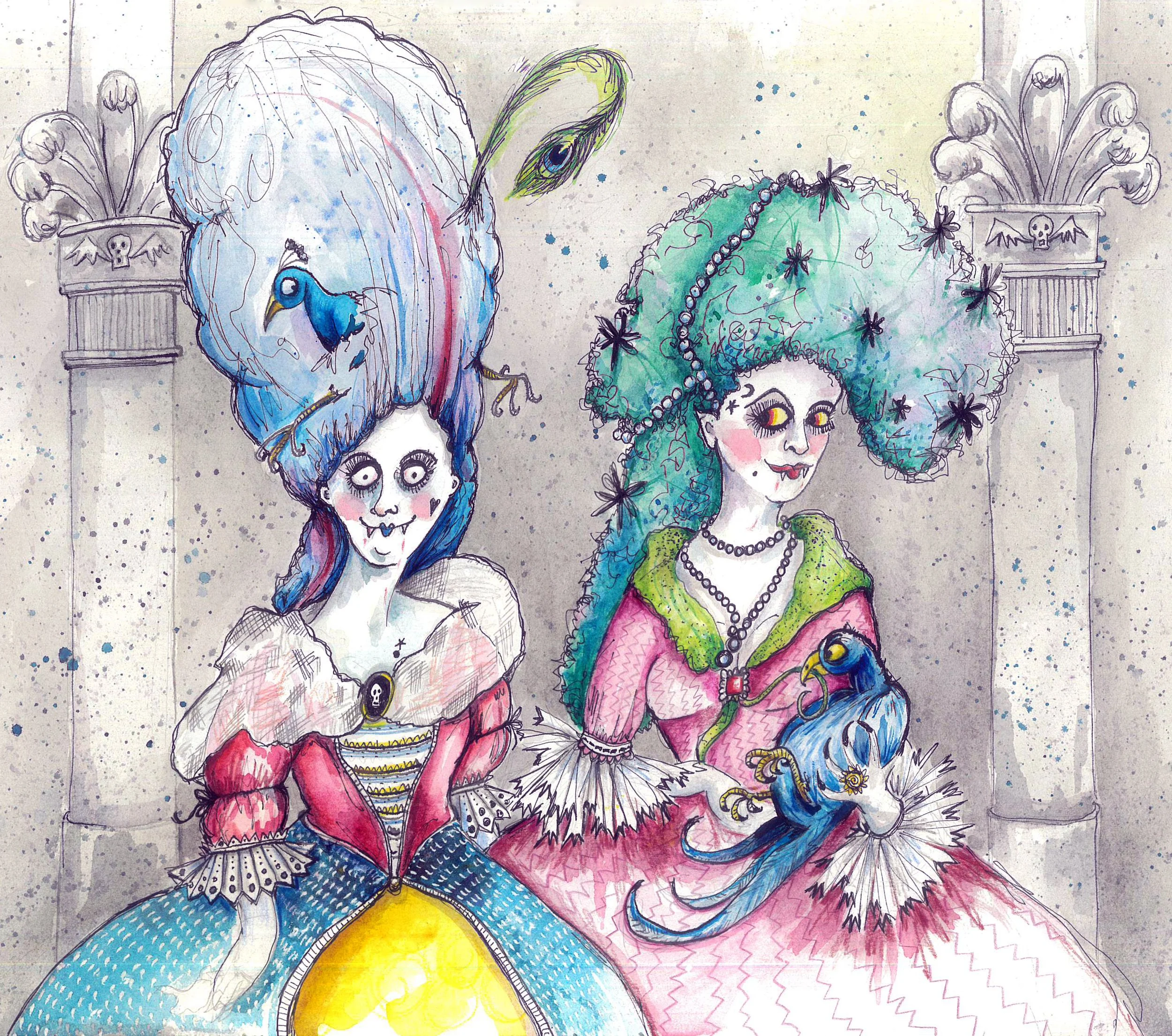 Some 18th C art history references in this one (Joshua Reynolds and Rosalba Carriera and Gainsborough)