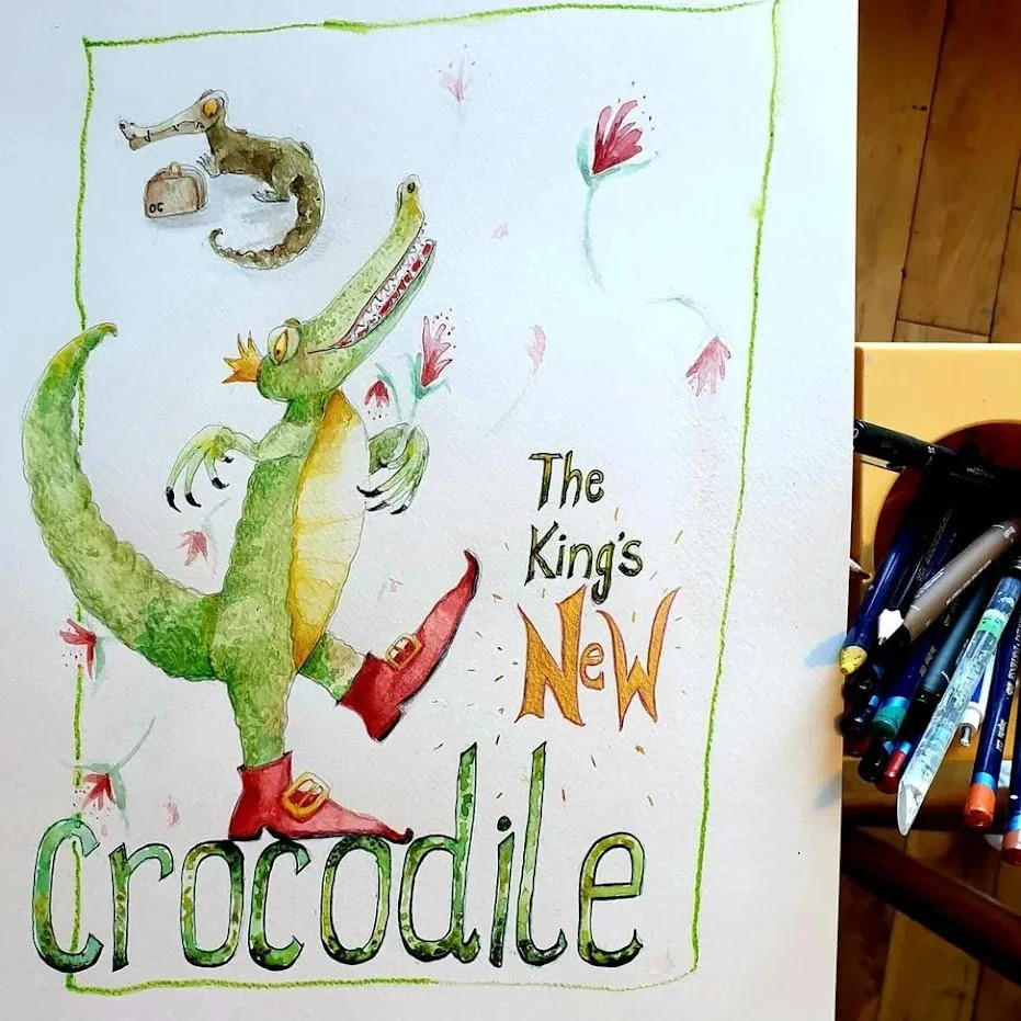 The King's New Crocodile #theimaginedbookcover