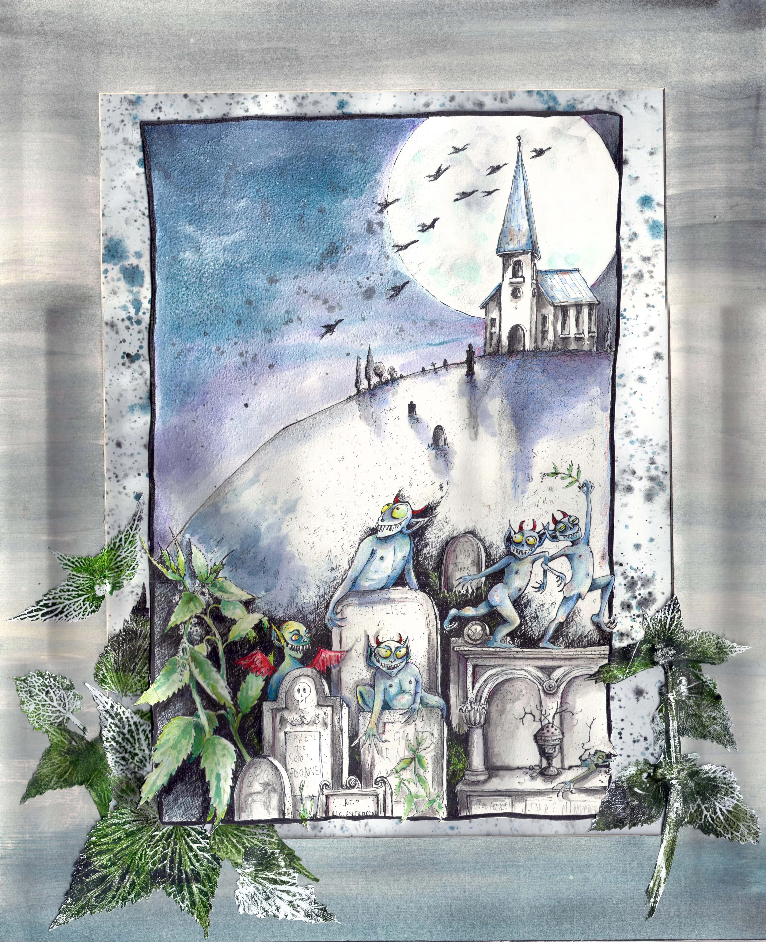 According to which version you read, the ghouls / vampires / witches / lamias in HCA’s Wild Swans.