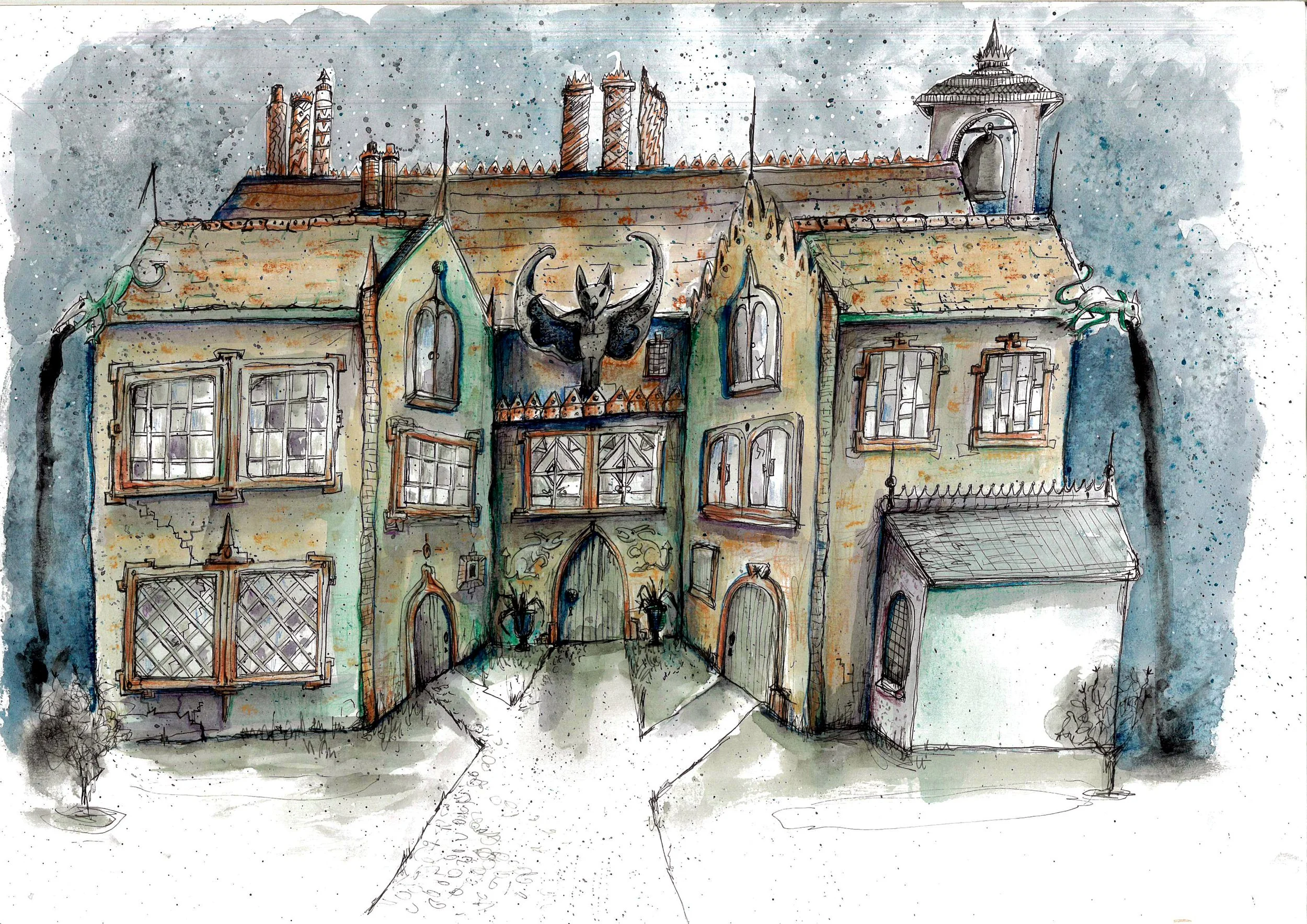 Haunted House, home to Edith the Bossy Bat and chums.