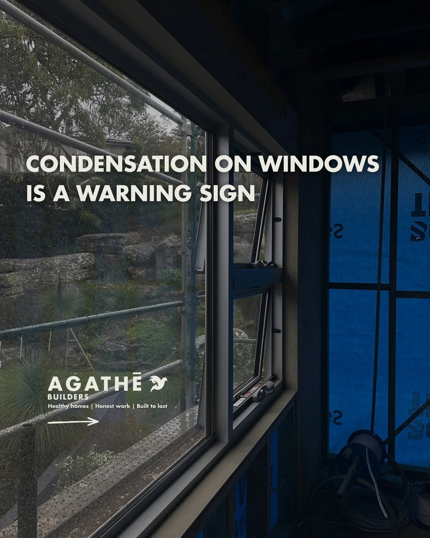 If condensation appears on your windows, the real problem may have started much earlier.

Moisture doesn&rsquo;t begin on glass. It begins when warm indoor air meets colder surfaces inside a wall assembly.
That&rsquo;s why the details behind the plas