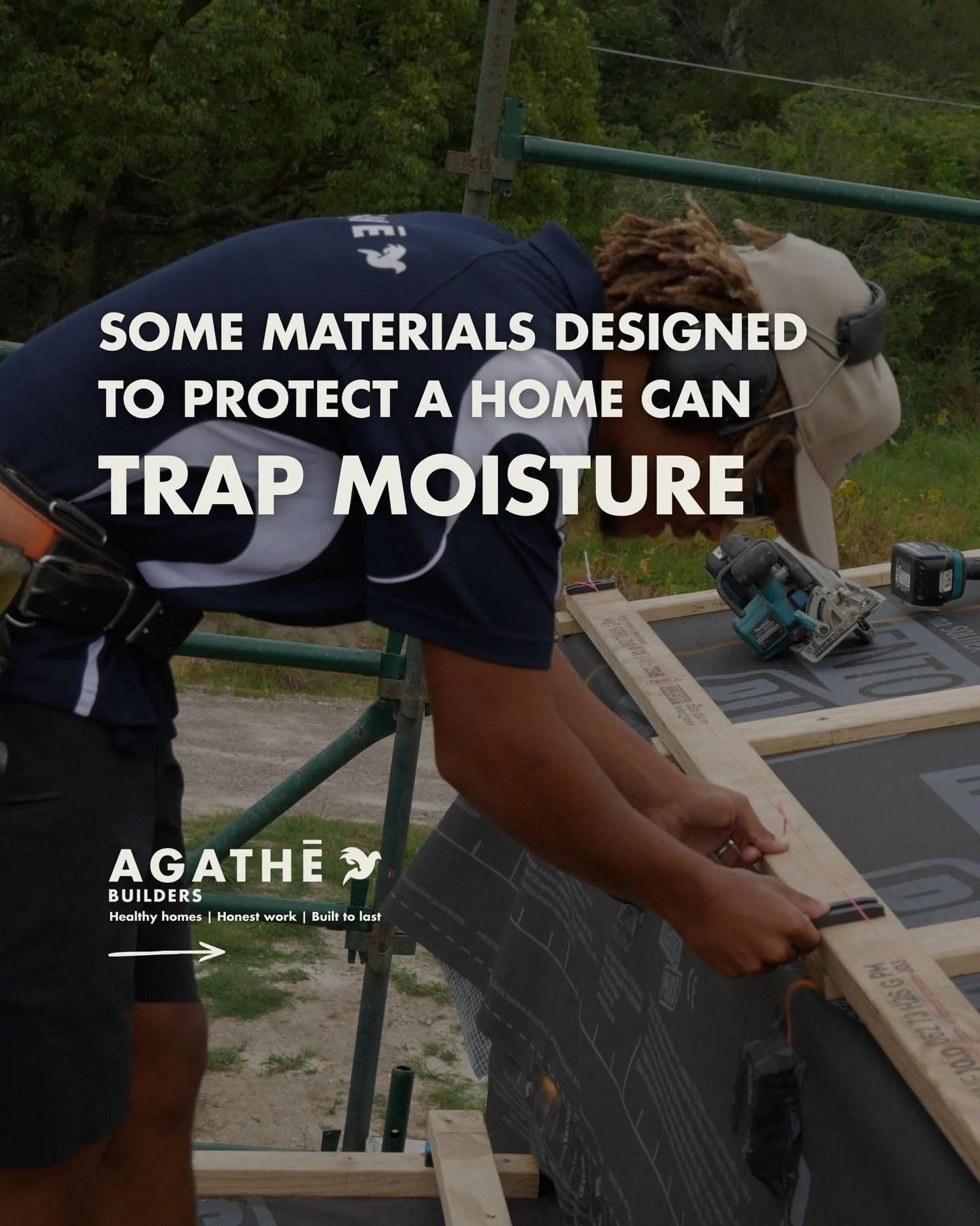 Not all protective layers behave the same way.

Sarking and wall wraps are designed to protect a home, but when the wrong product is used, moisture can become trapped inside the wall assembly with no safe path to dry out.
Over time, that trapped mois