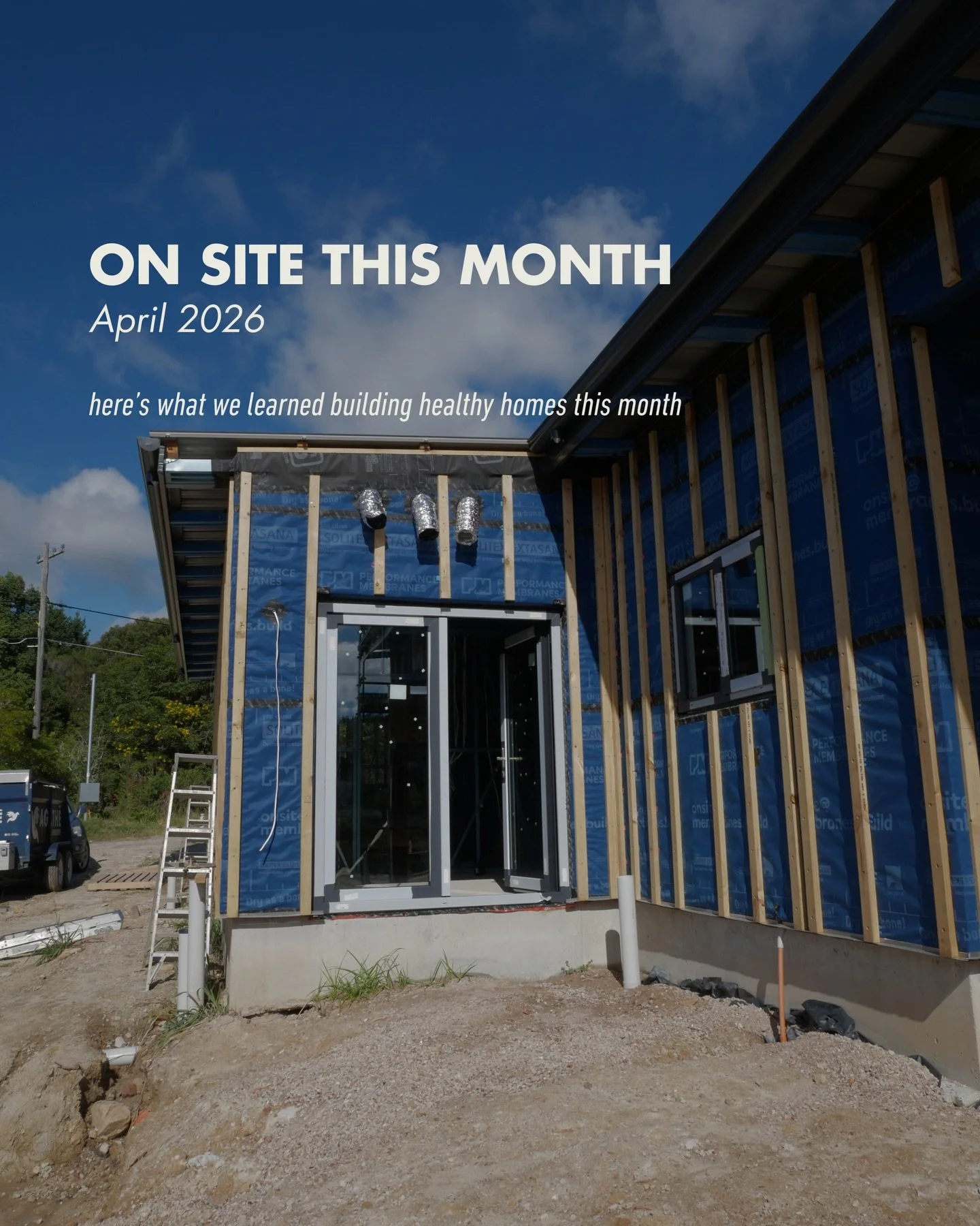 Something we&rsquo;ve wanted to do for a while &mdash; and we&rsquo;re finally doing it. 

On the 1st of every month, we&rsquo;re going to sit down and reflect on what we actually learned building healthy homes the month before. Not the polished vers