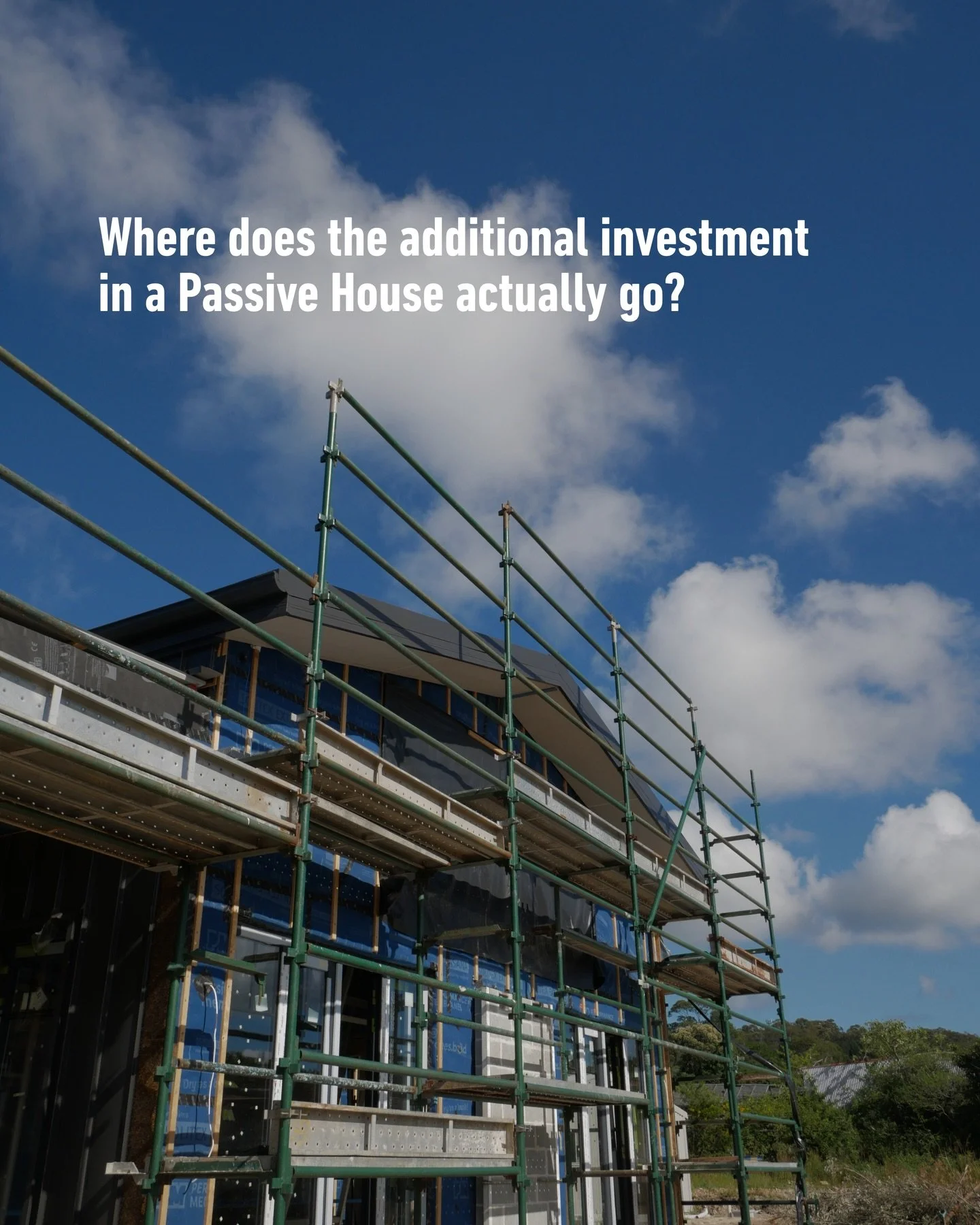 People often ask where the additional investment in a Passive House actually goes.

In most cases, it comes down to a few key areas that are fundamentally different from standard residential construction.

The windows and glazing system.
High-perform