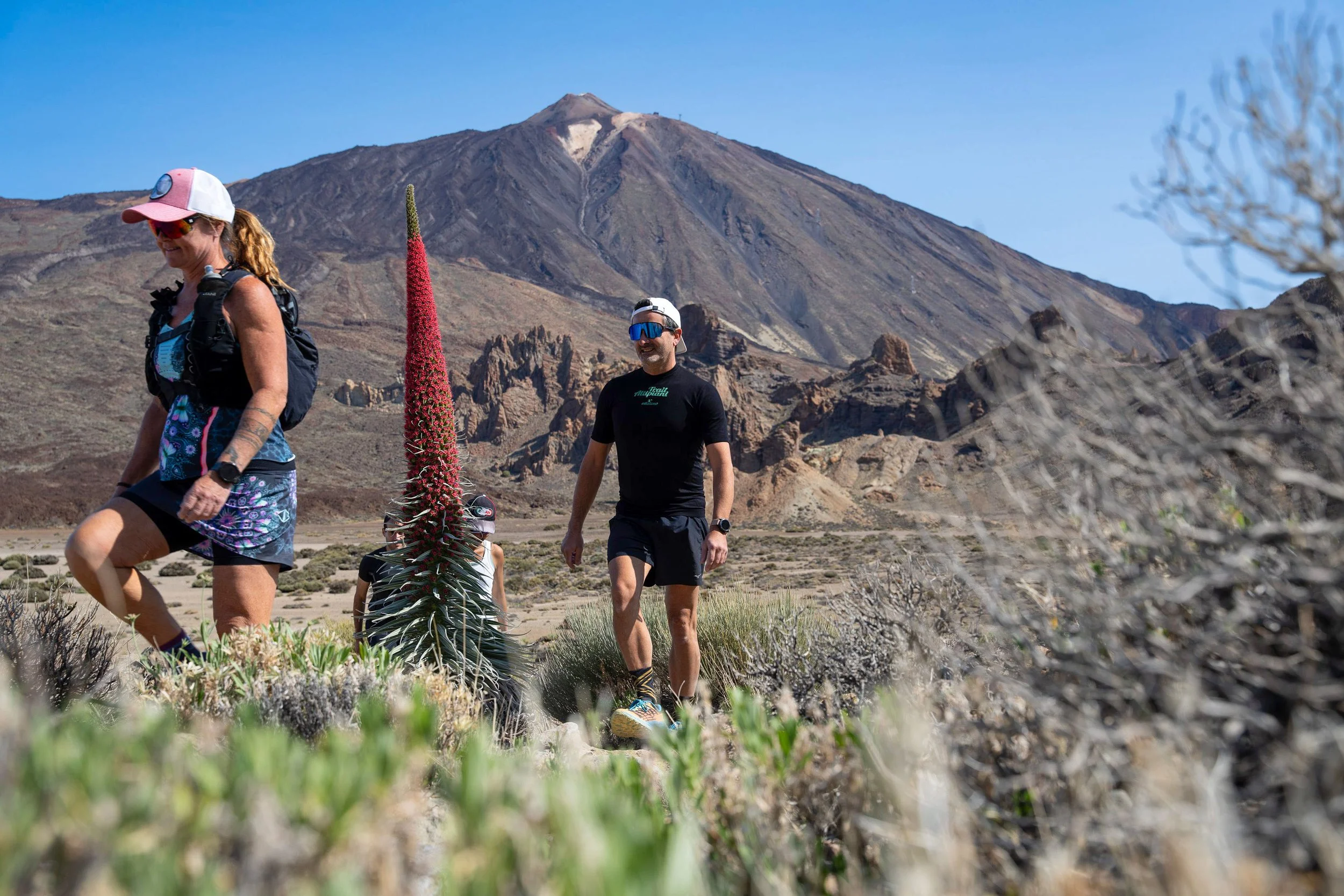 Leanne Rive hiking through the Tower of Jewels